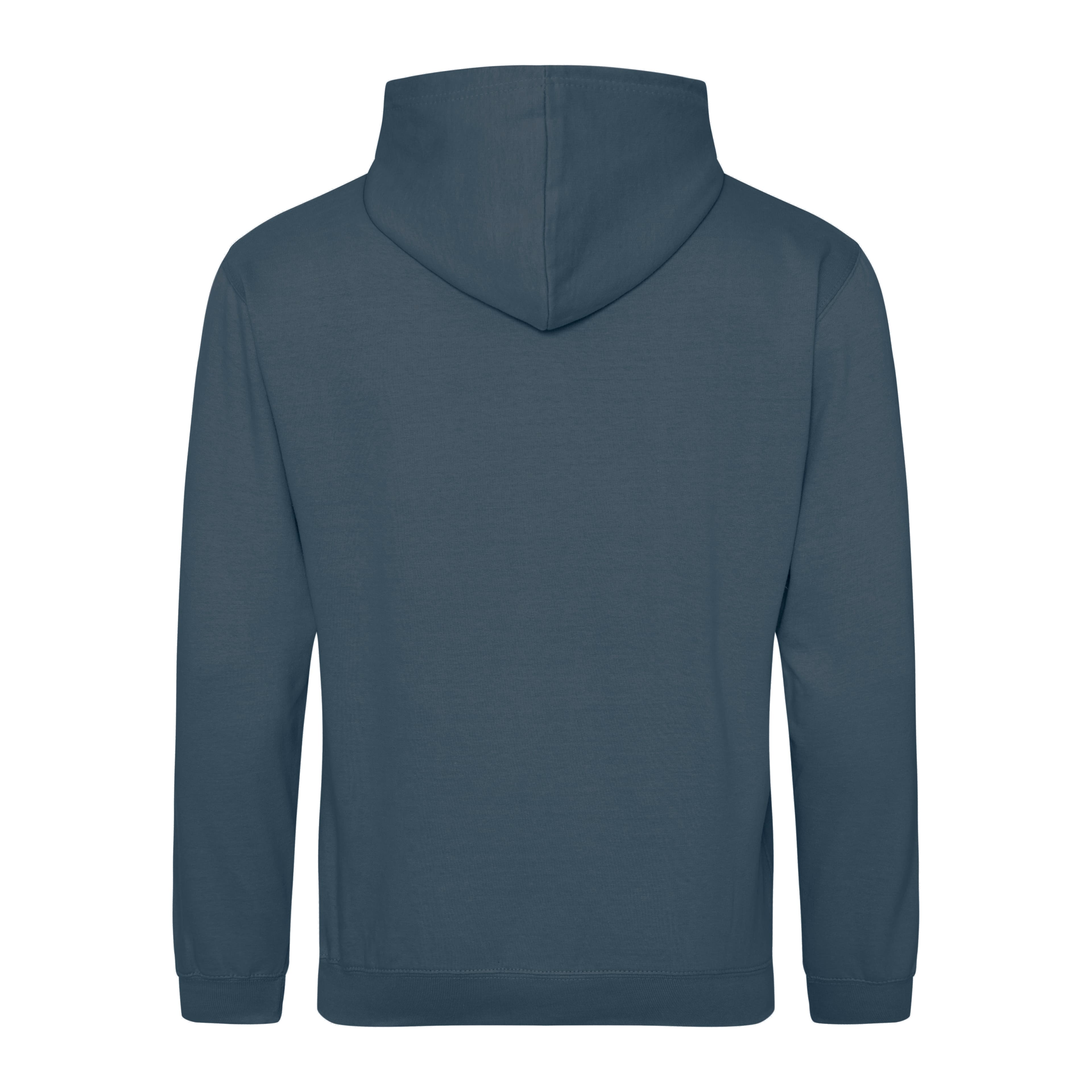 A4 College Hoodie - AIRFORCE BLUE - back