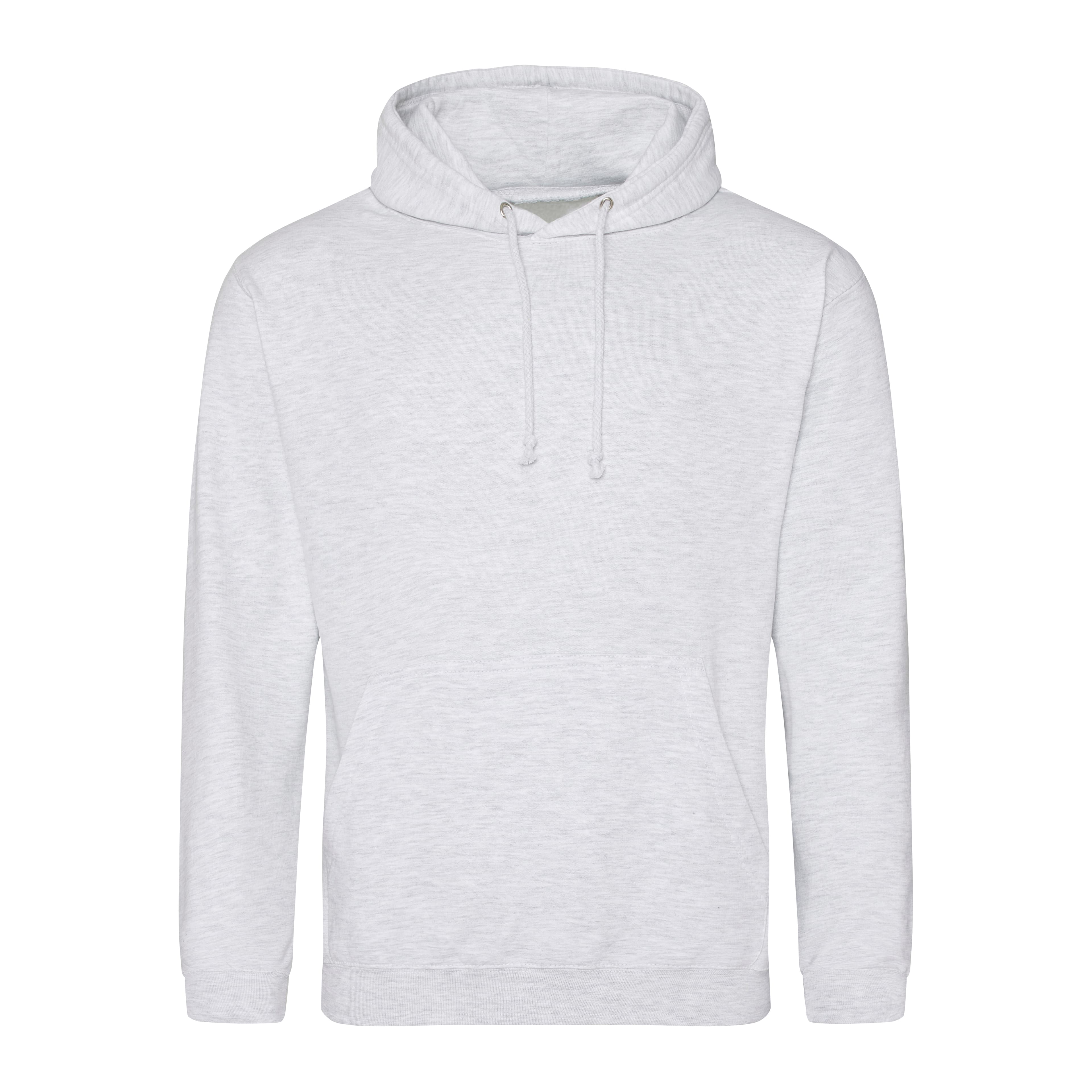 A4 College Hoodie - ASH - front