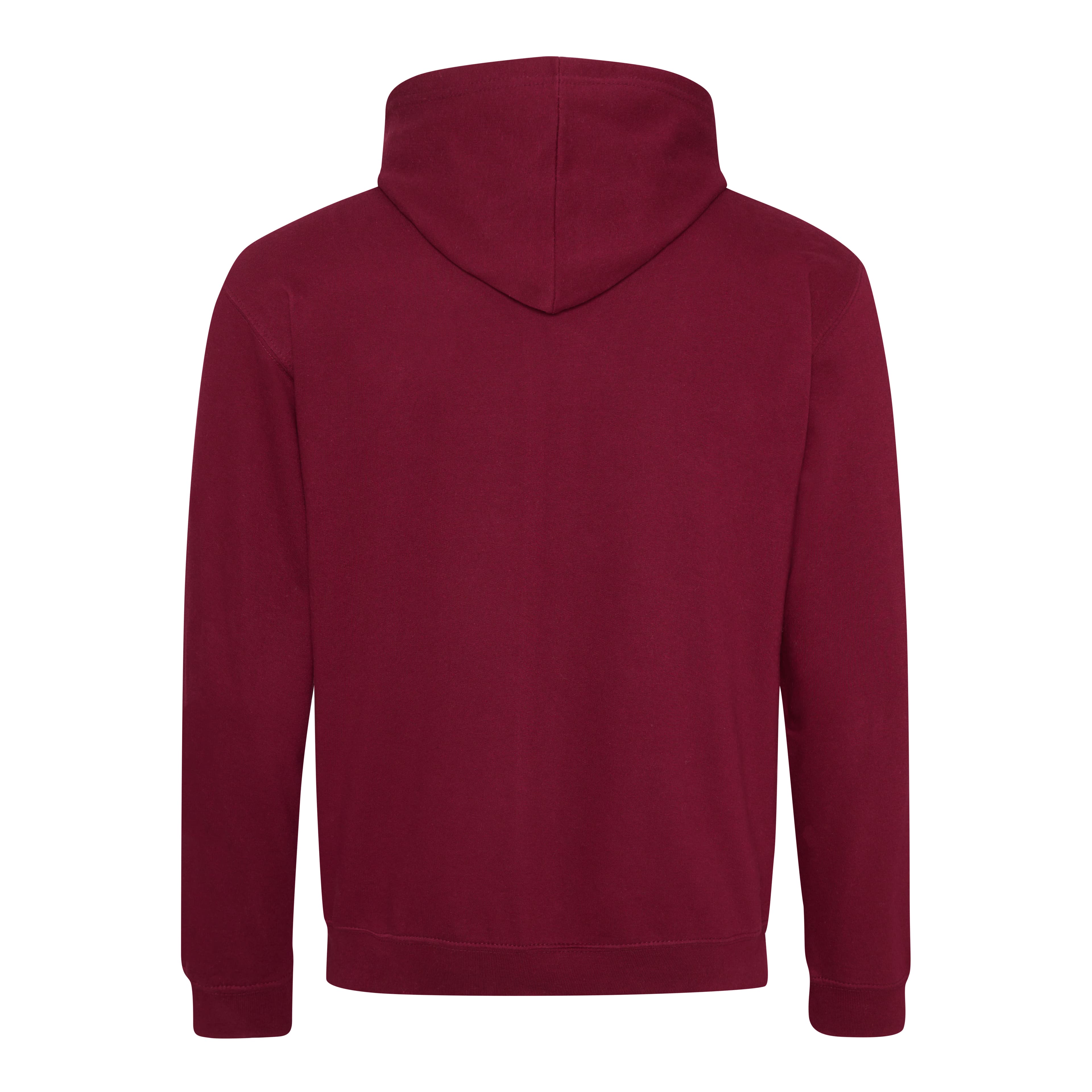 A4 Varsity Contrast Hoodie - BURGUNDY/GOLD - back