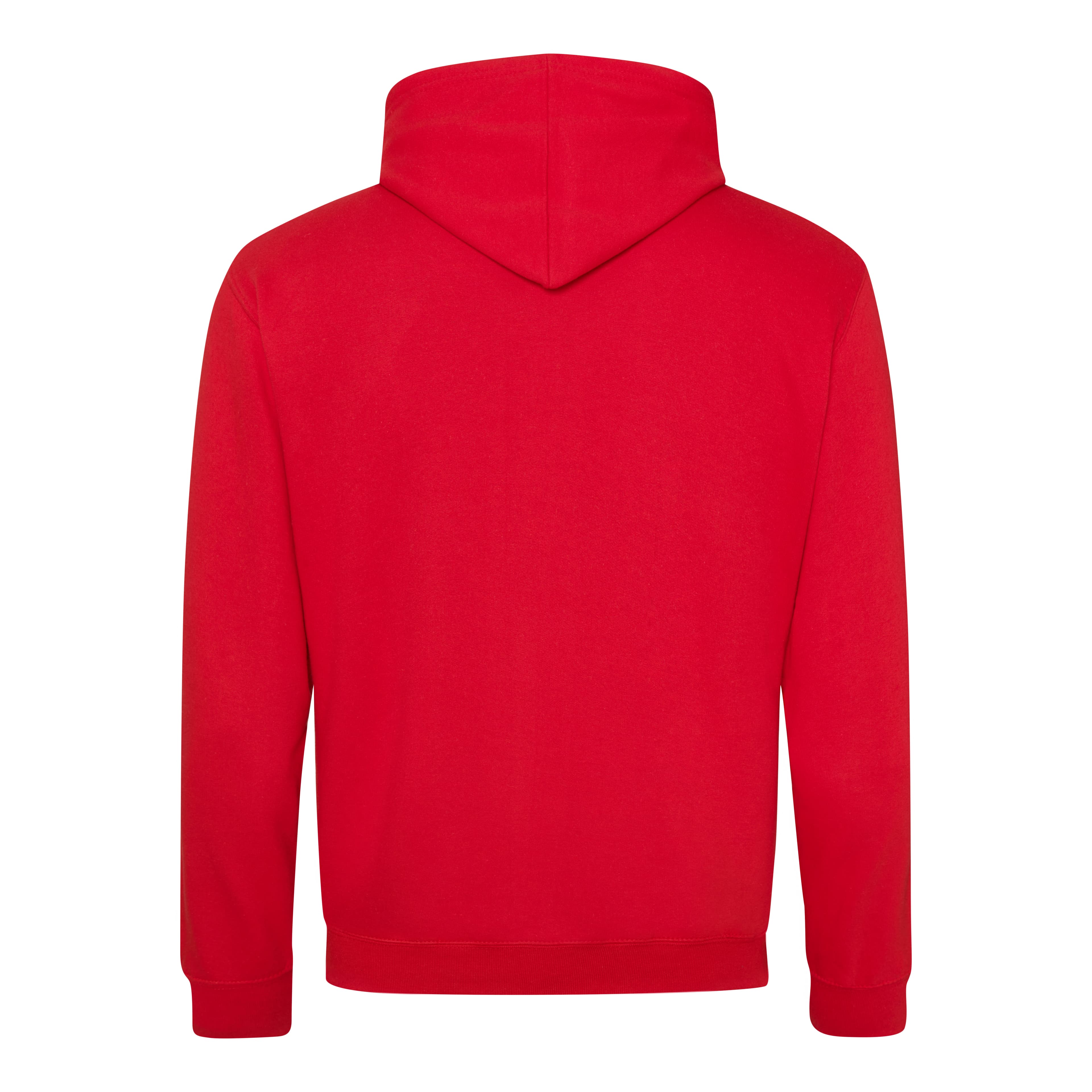 A4 Varsity Contrast Hoodie - FIRE RED/ ARCTIC WHITE - back