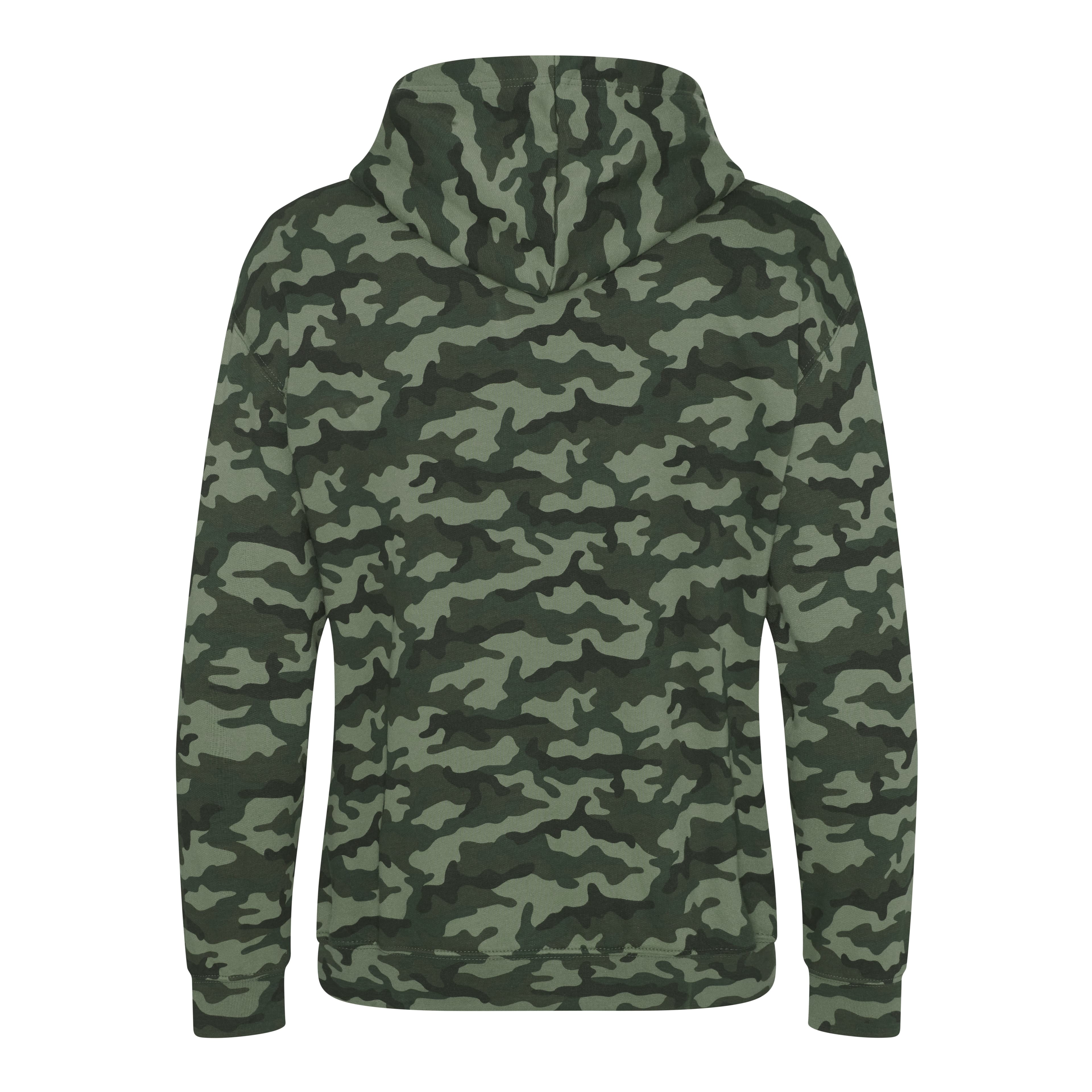 A4 Camo Hoodie - GREEN CAMO - back