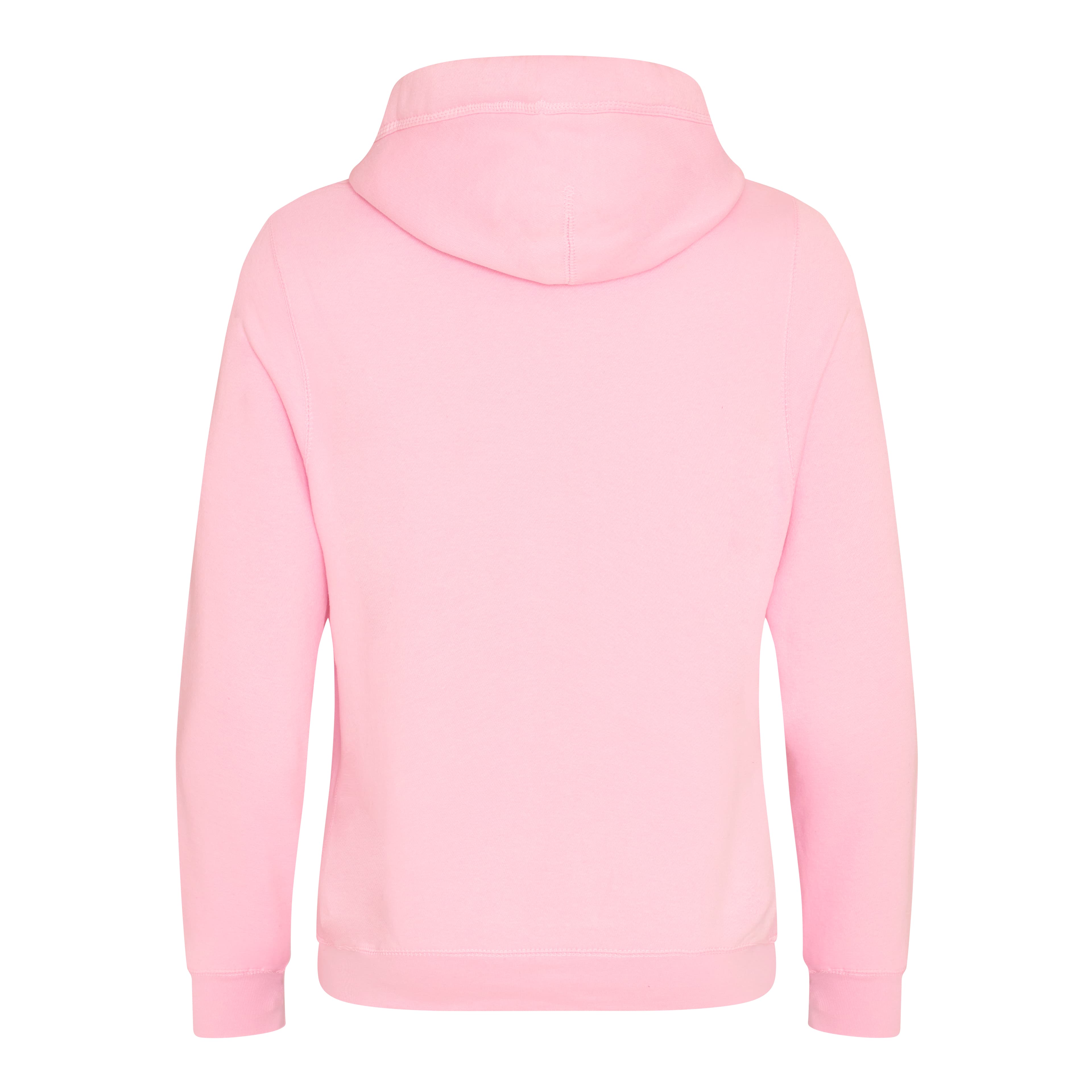 A4 Cross Neck Hoodie - BABY PINK - back