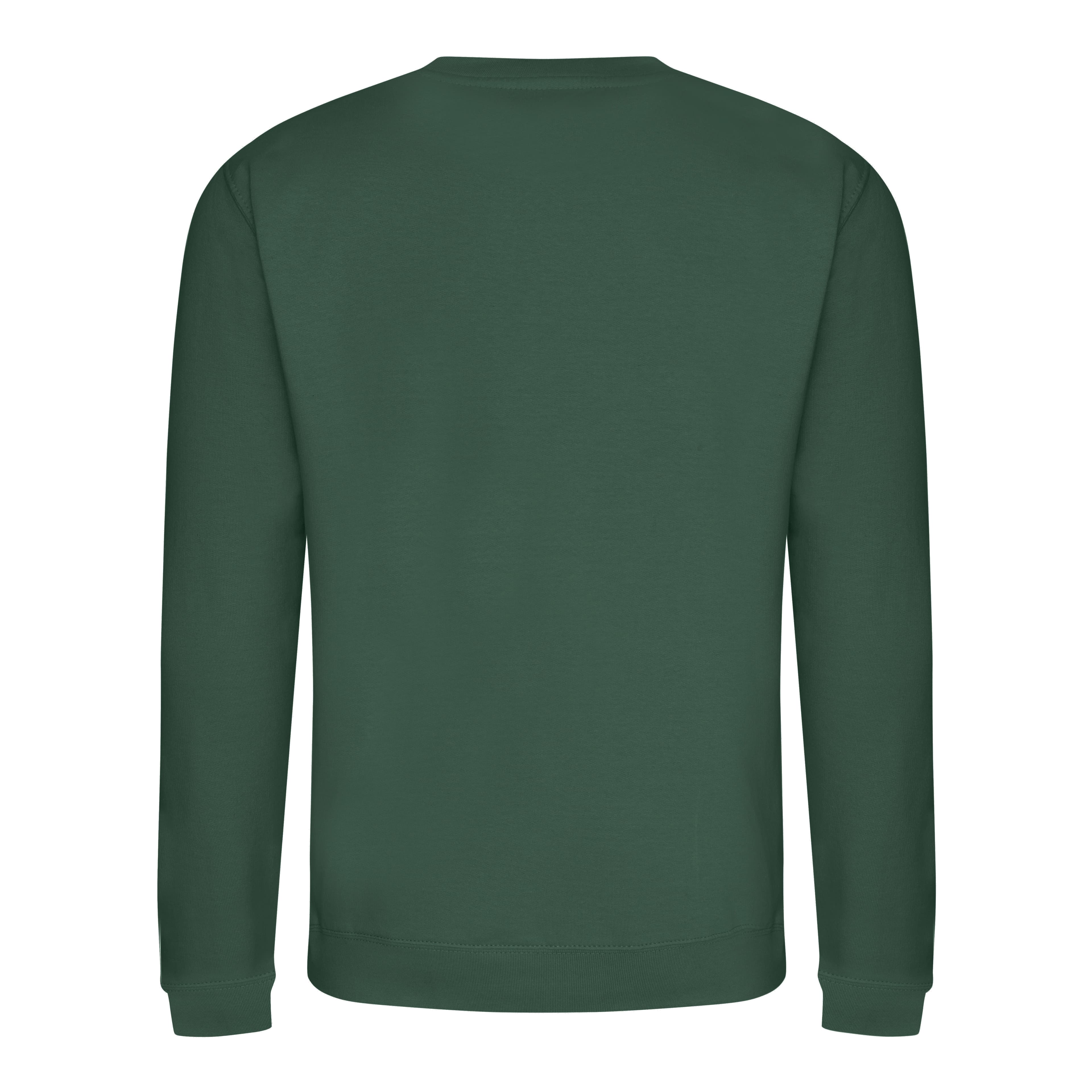A4 College Sweat - BOTTLE GREEN - back