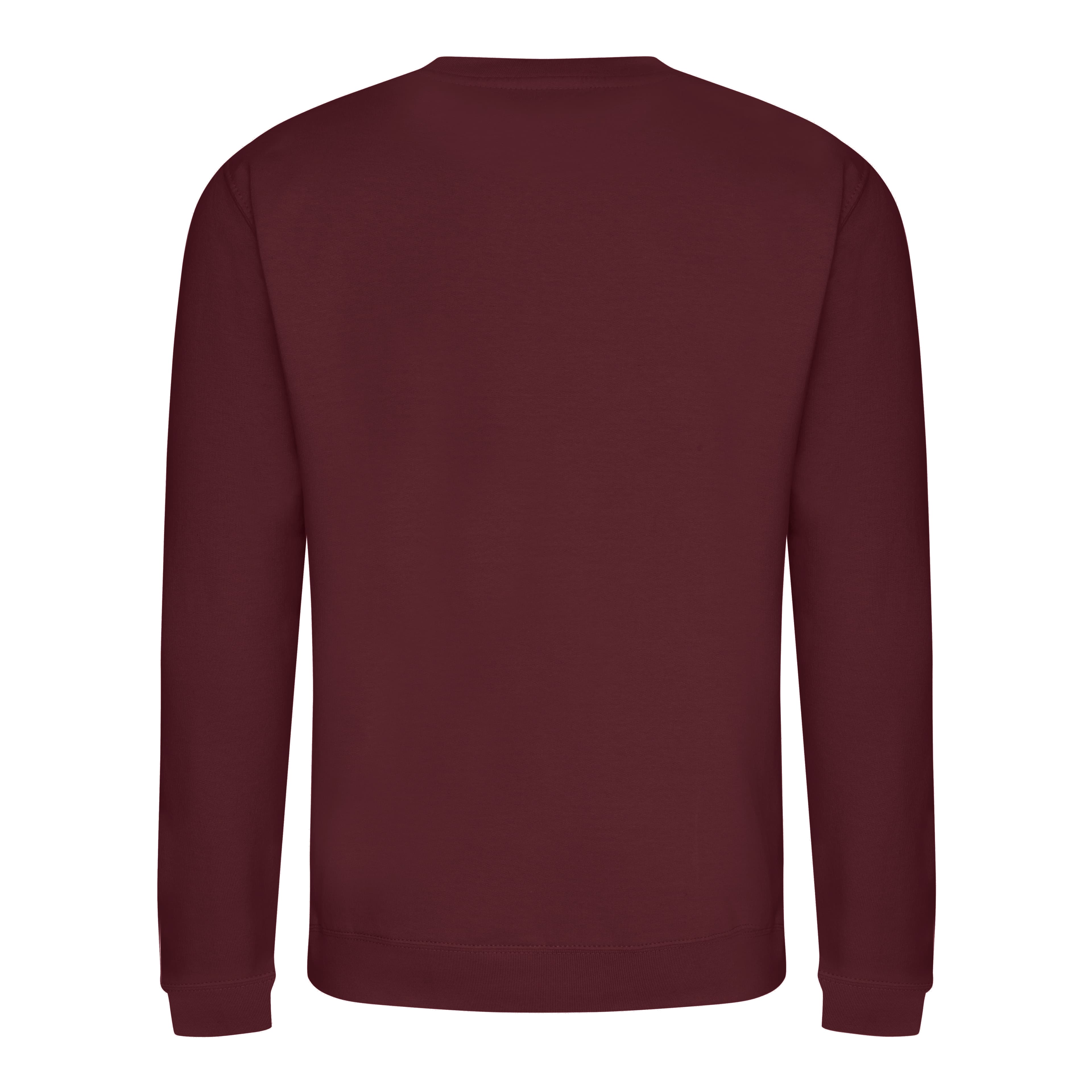 A4 College Sweat - BURGUNDY- NEW! - back