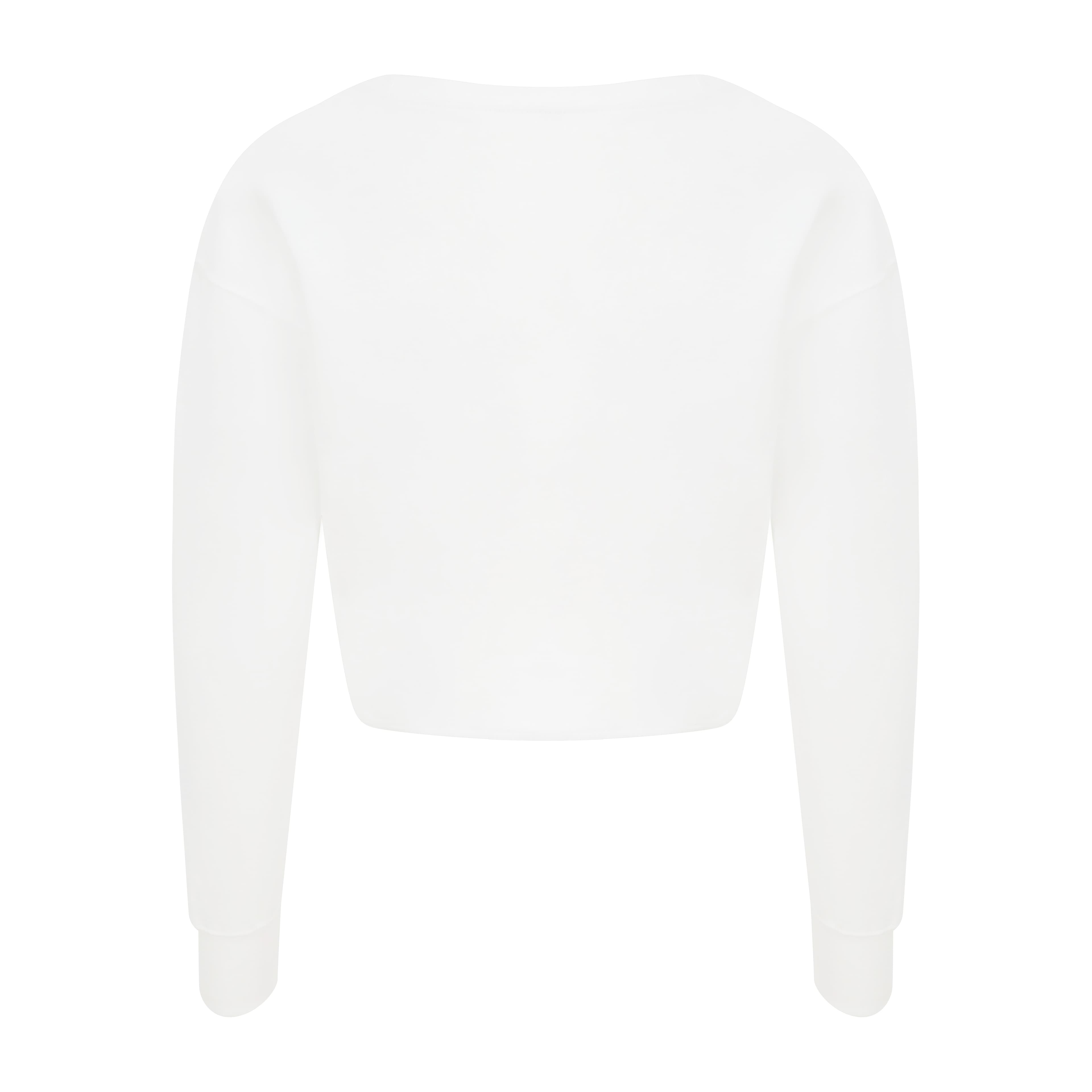 A4 Women's Cropped Sweat - ARCTIC WHITE - back
