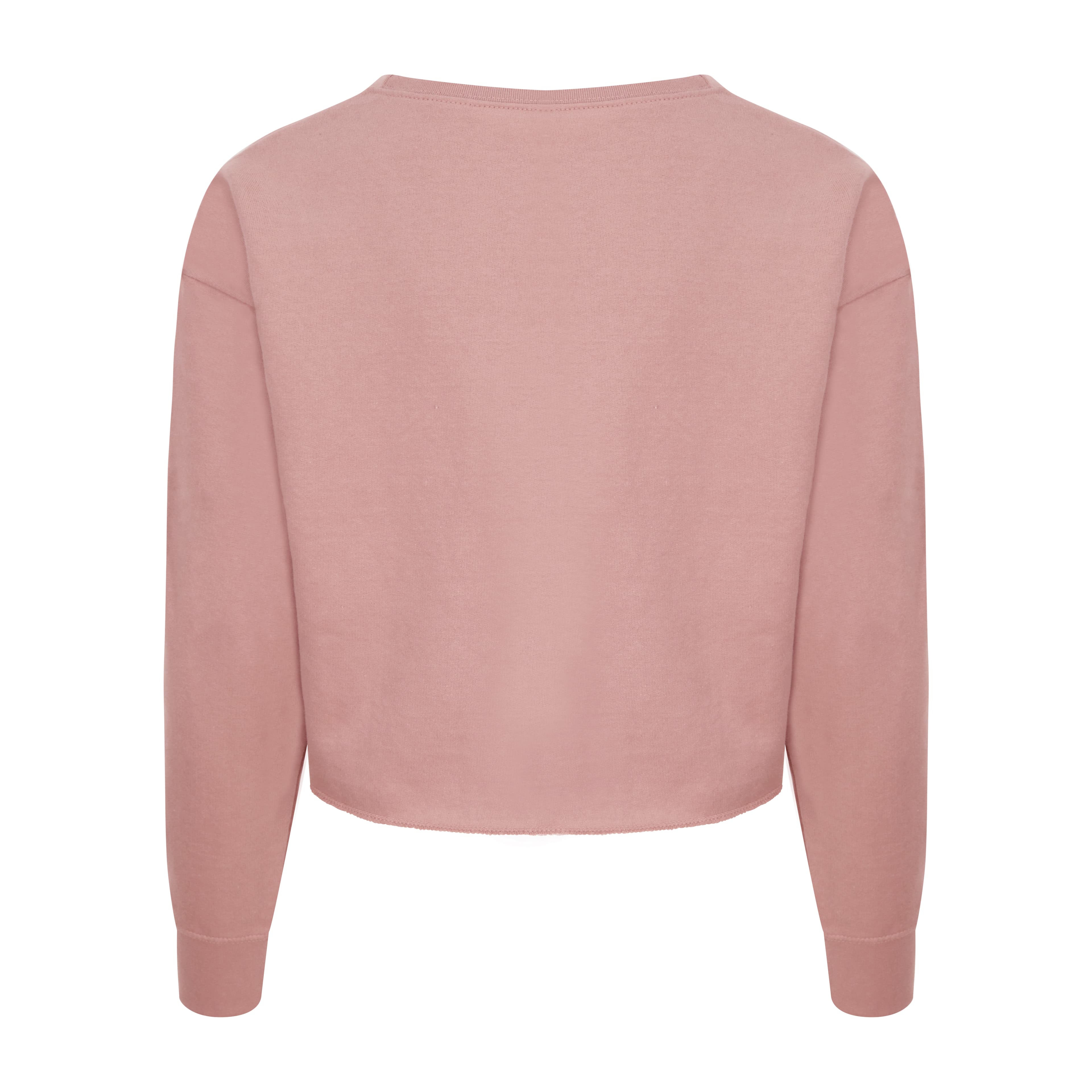 A4 Women's Cropped Sweat - DUSTY PINK - back