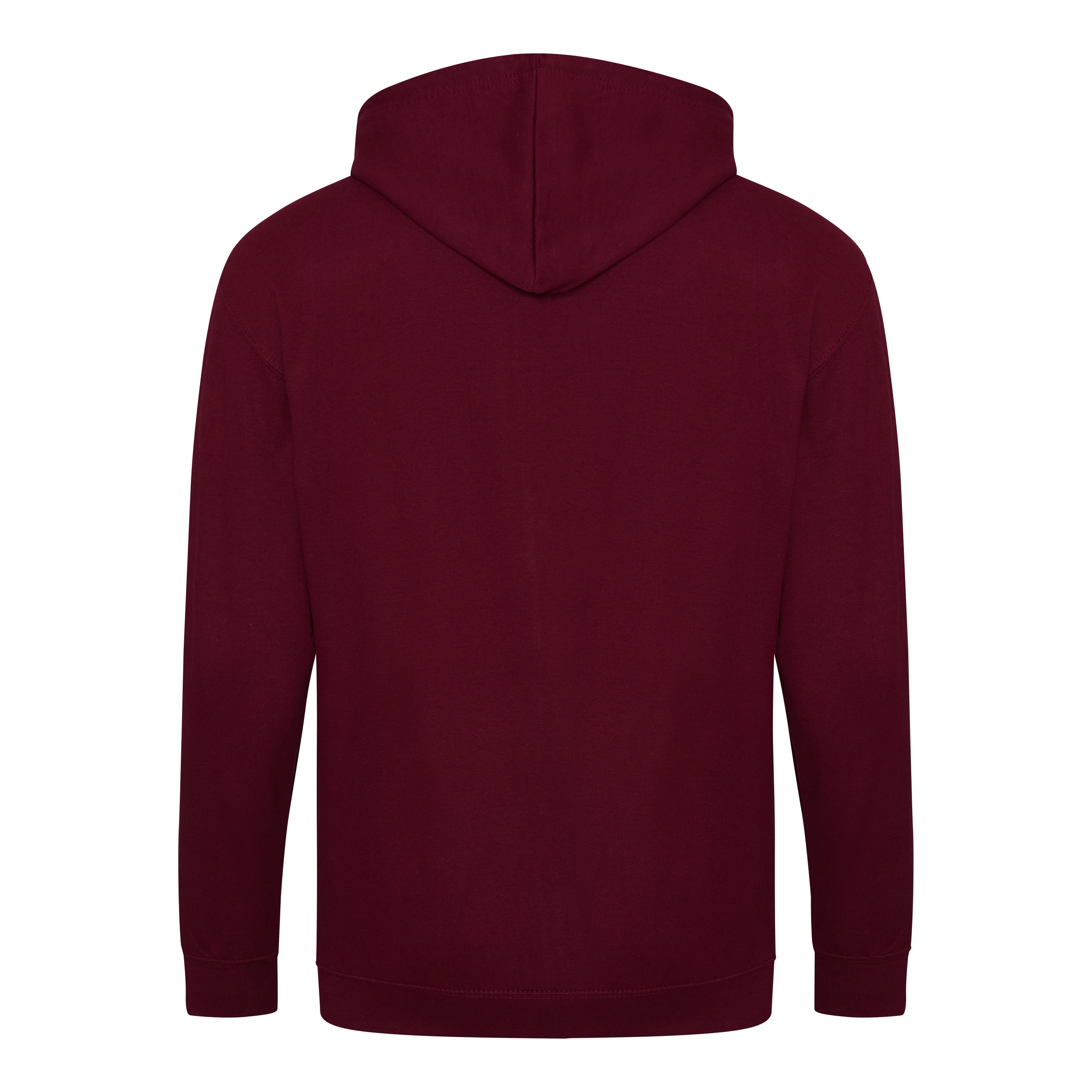 A4 College Zoodie - BURGUNDY- NEW! - back