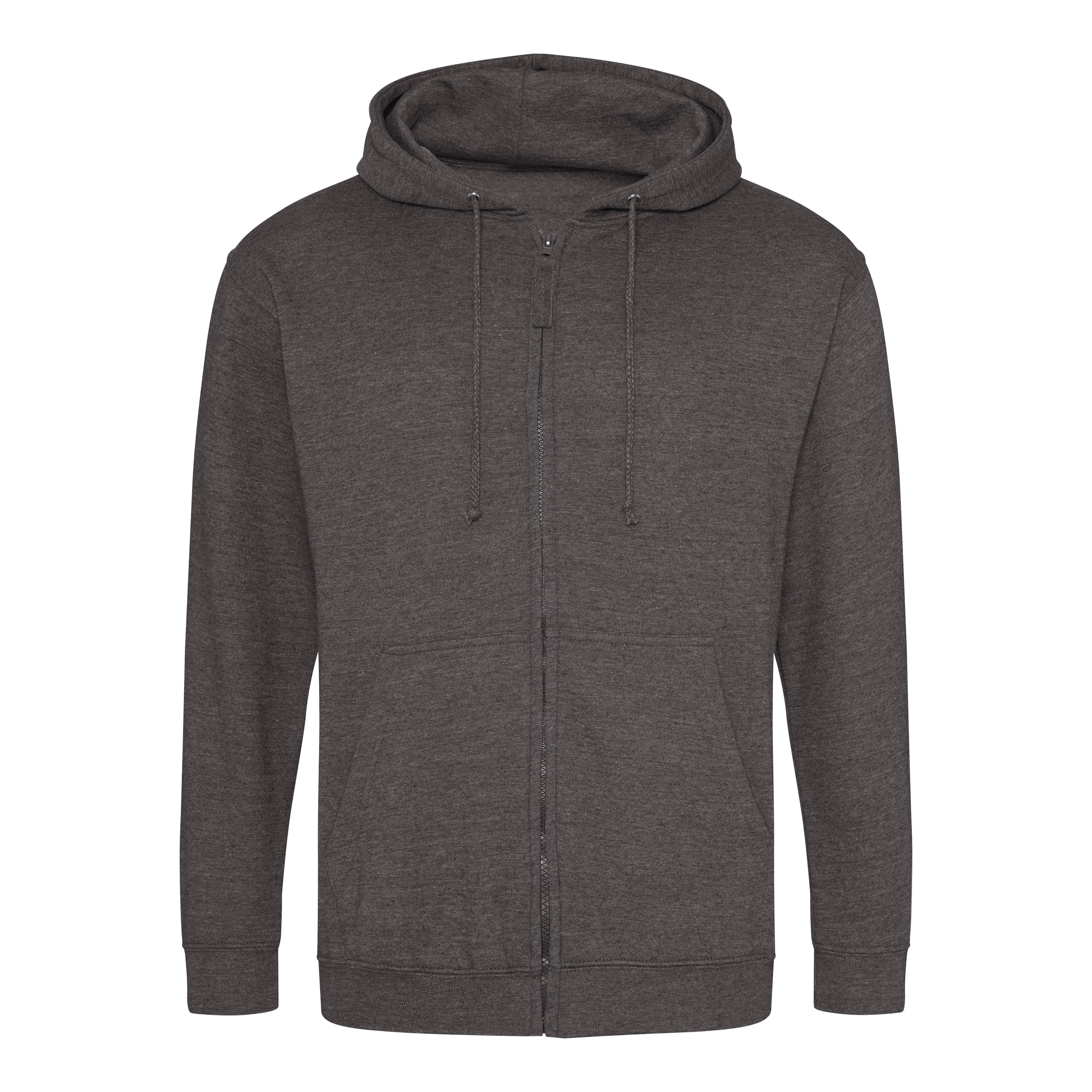 A4 College Zoodie - CHARCOAL - front