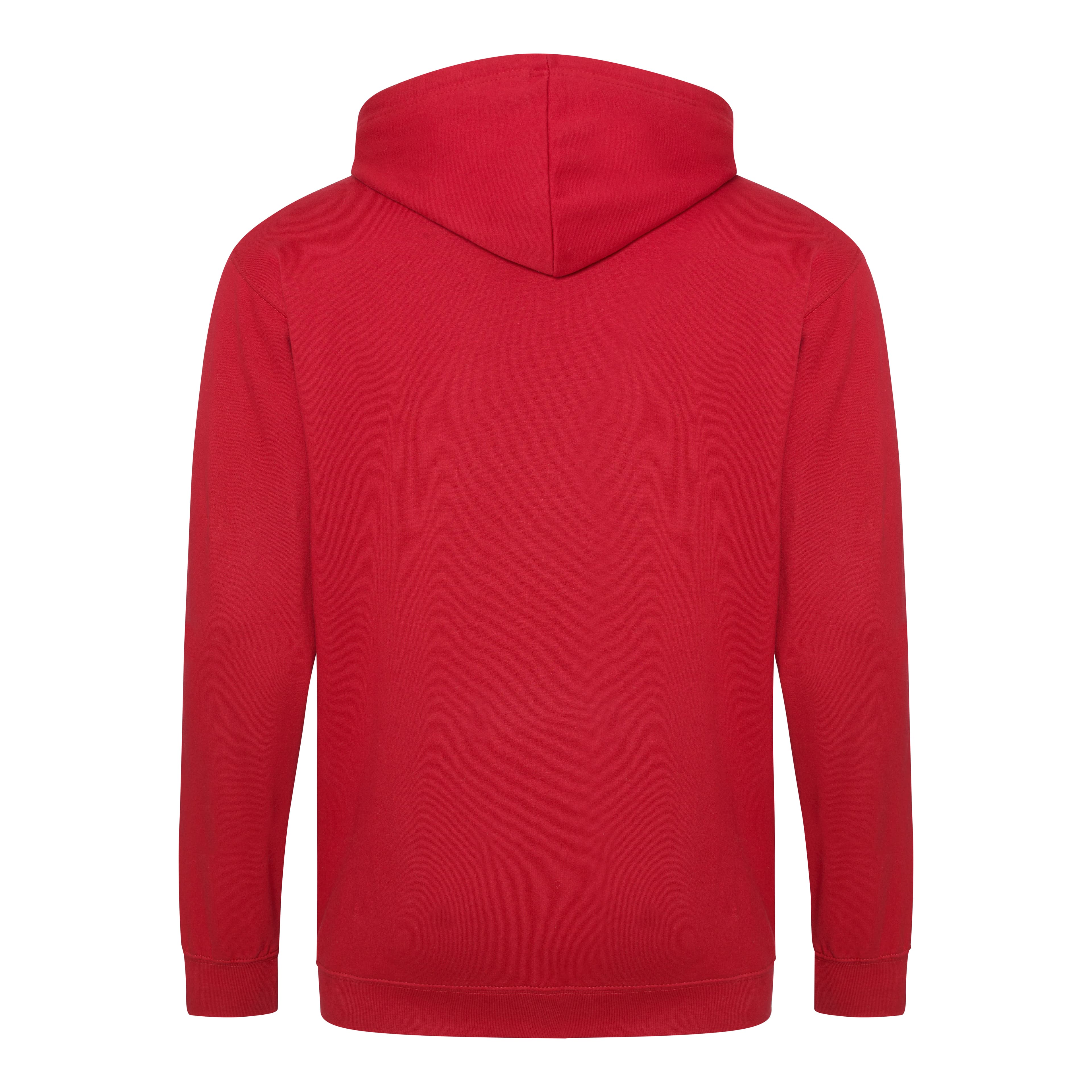 A4 College Zoodie - FIRE RED - back