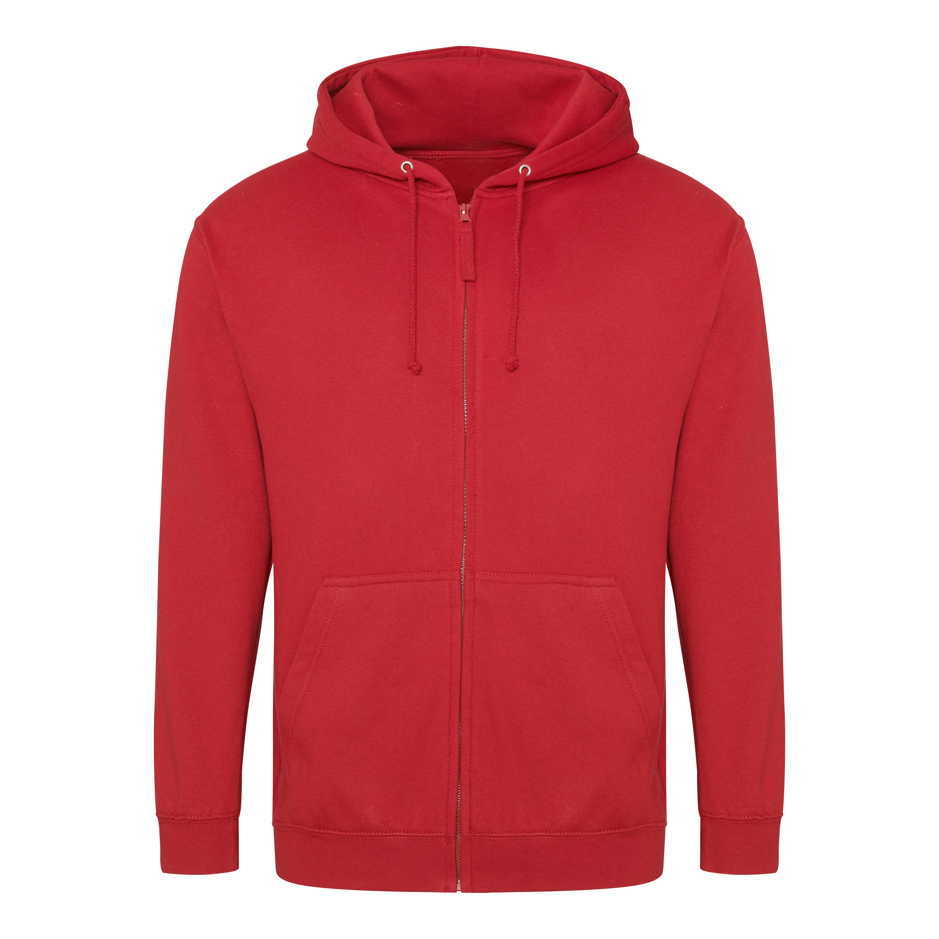 A4 College Zoodie - FIRE RED - front