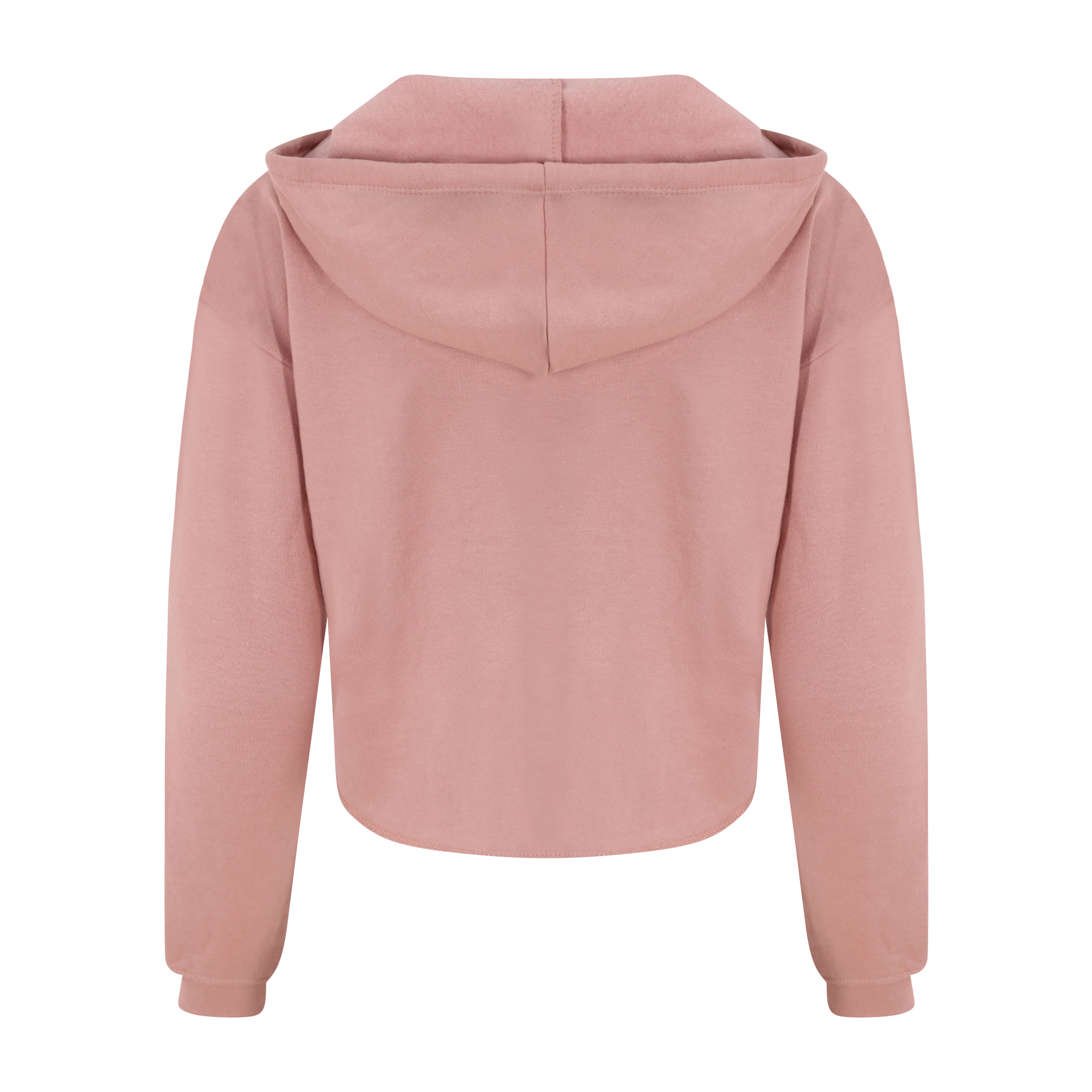 A4 Women's Cropped Hoodie - DUSTY PINK - back