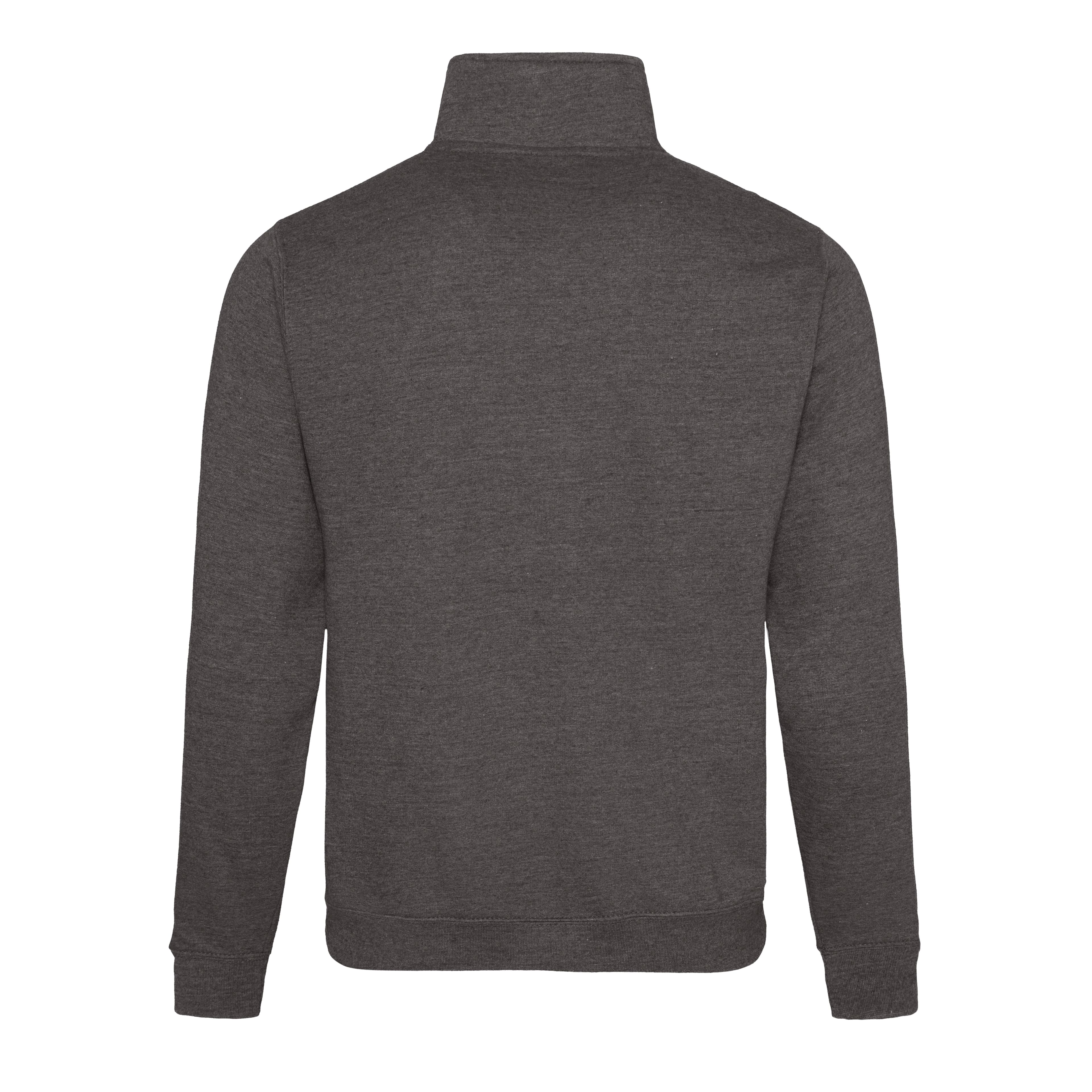 A4 Sophomore Quarter Zip - CHARCOAL - back