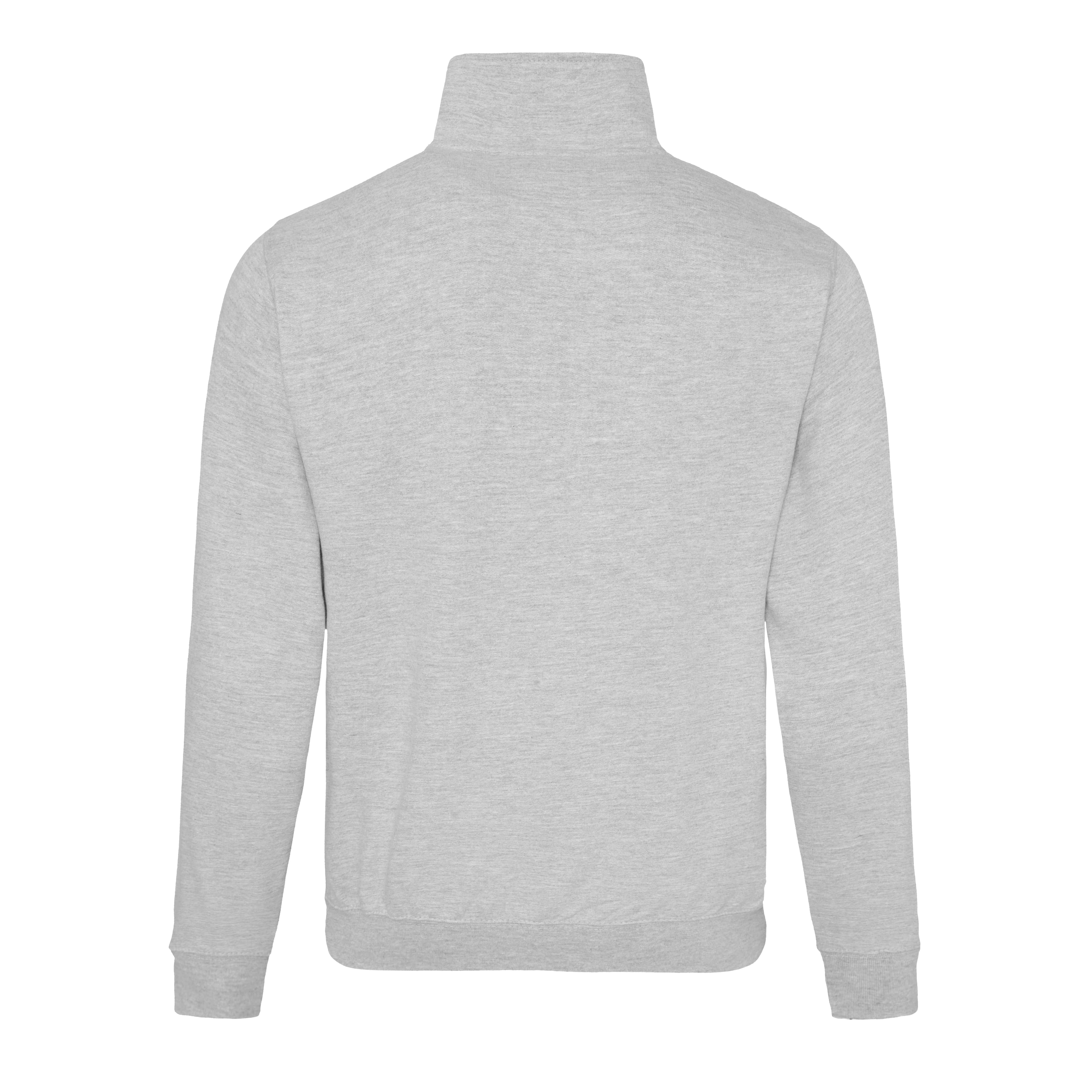 A4 Sophomore Quarter Zip - HEATHER GREY - back