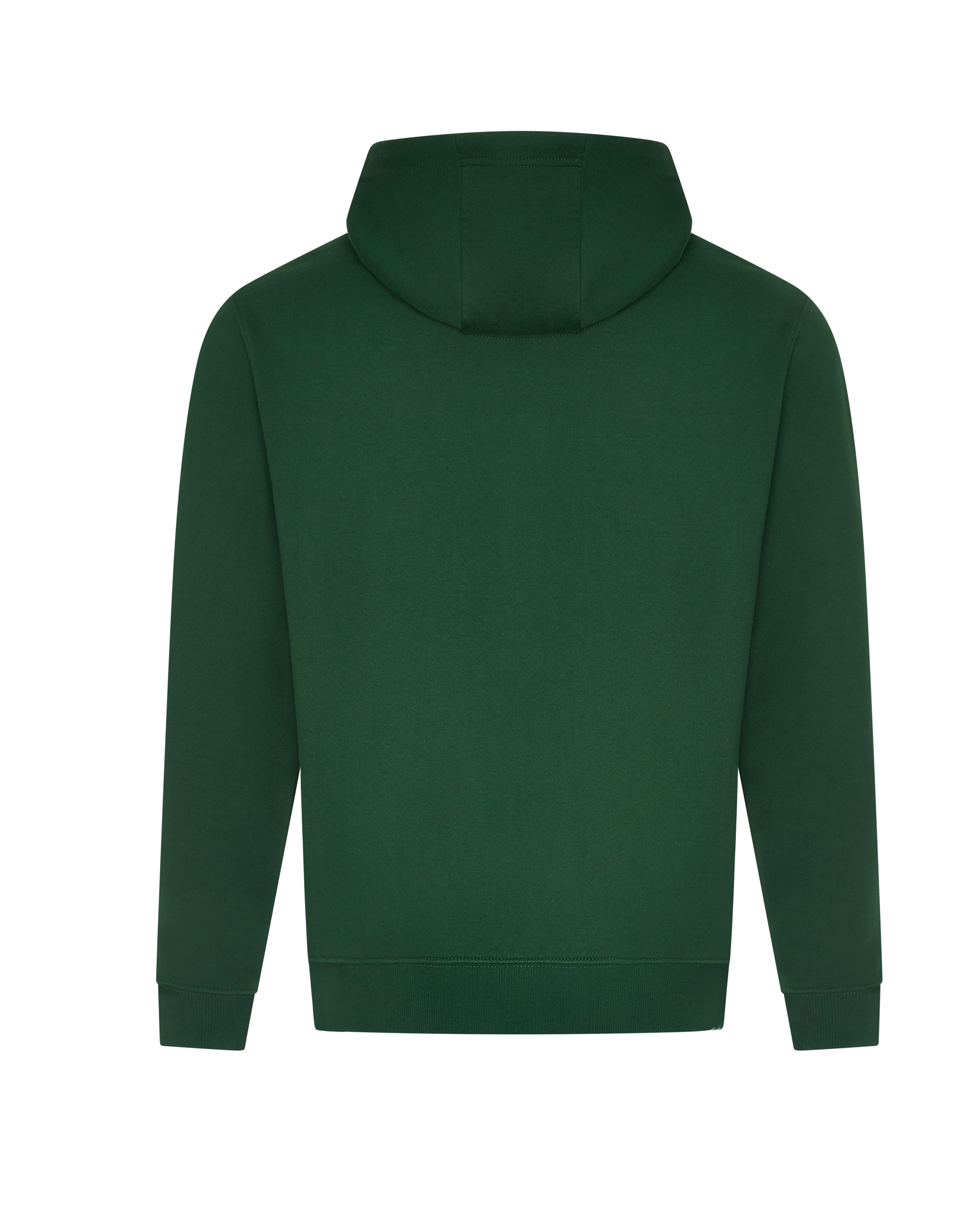 A4 Urban Heavyweight Hoodie - BOTTLE GREEN - back