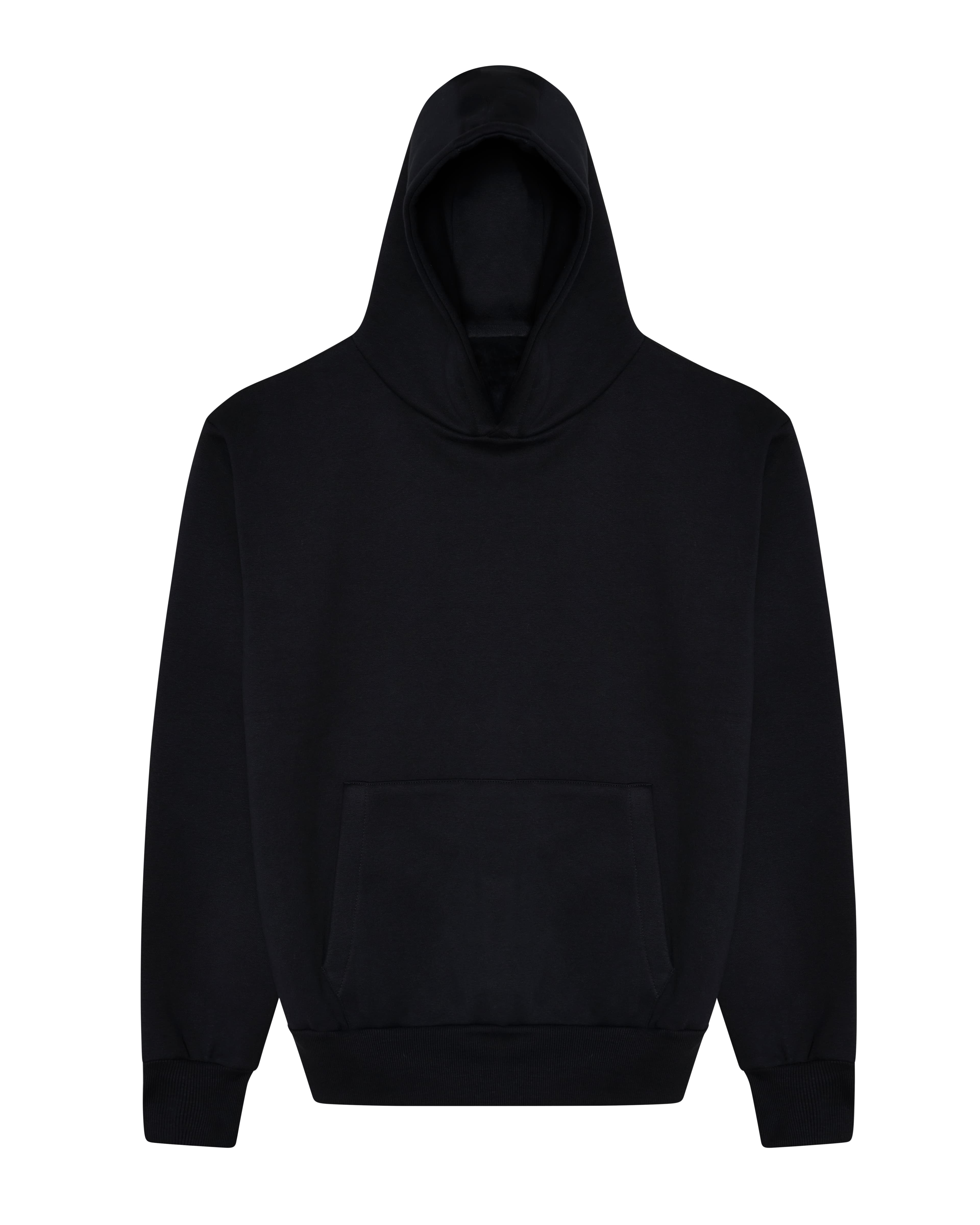 A4 Signature Heavyweight Hoodie - JET BLACK - back