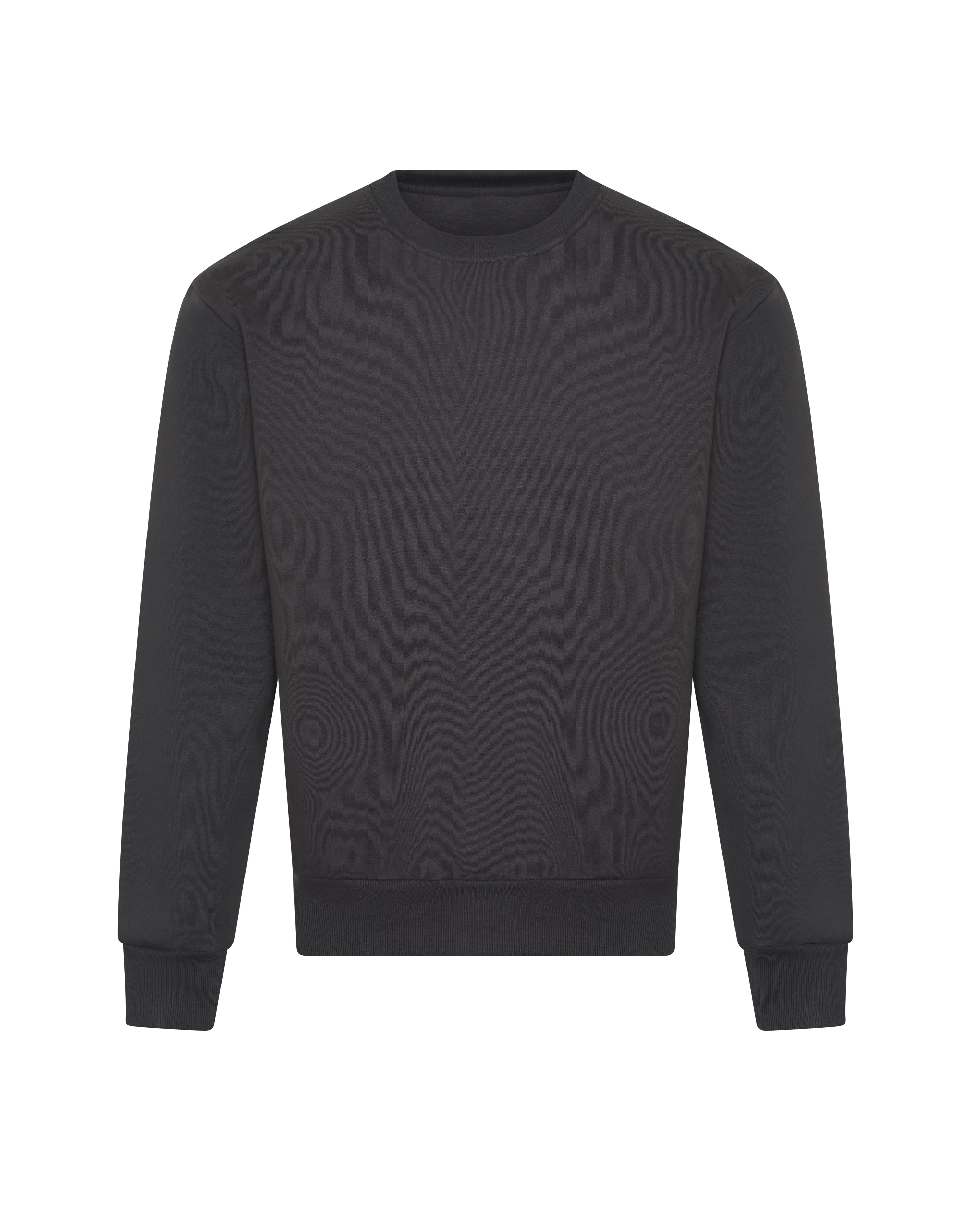A4 Signature Heavyweight Sweat - SOLID CHARCOAL - front