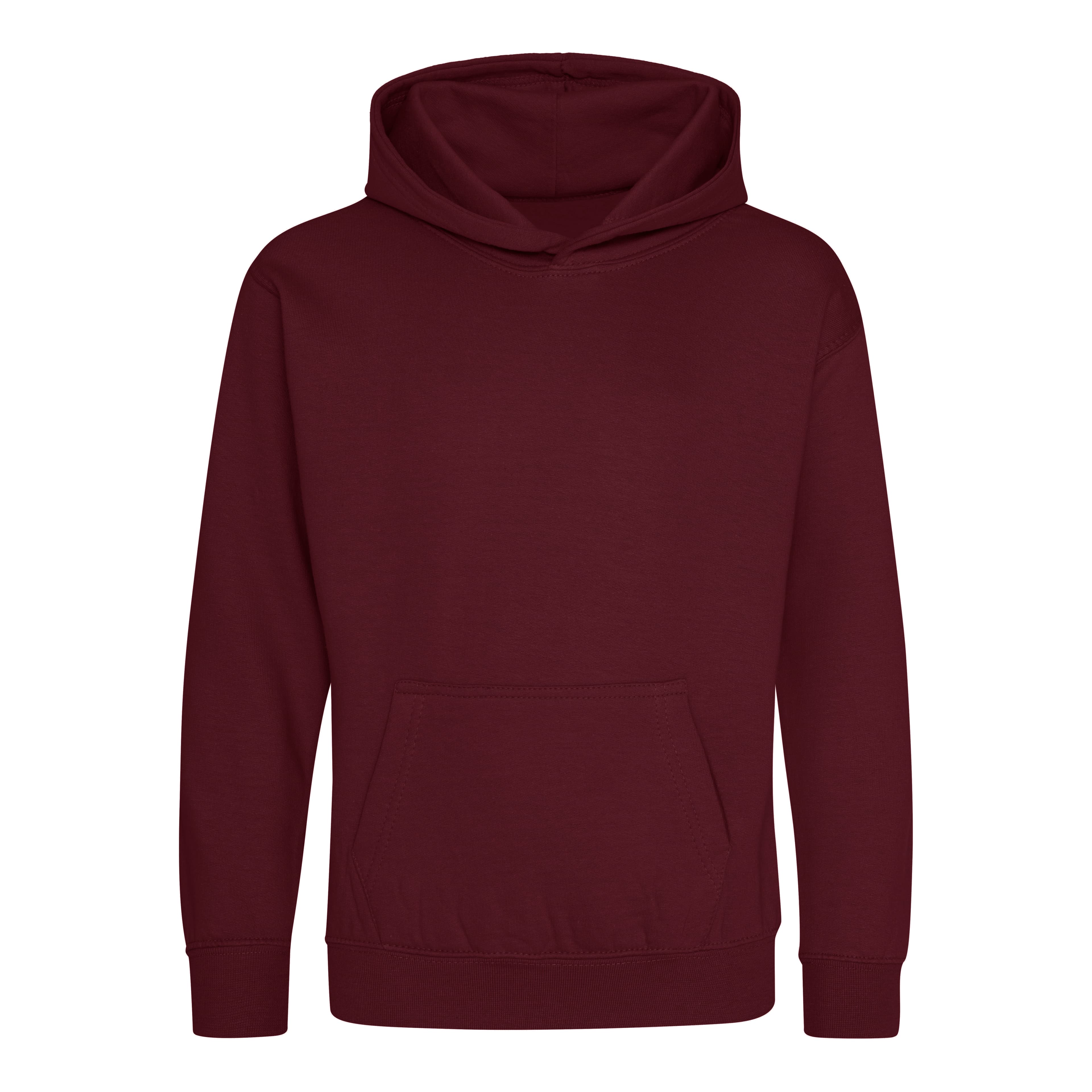 A4 Youth College Hoodie - BURGUNDY- NEW! - front