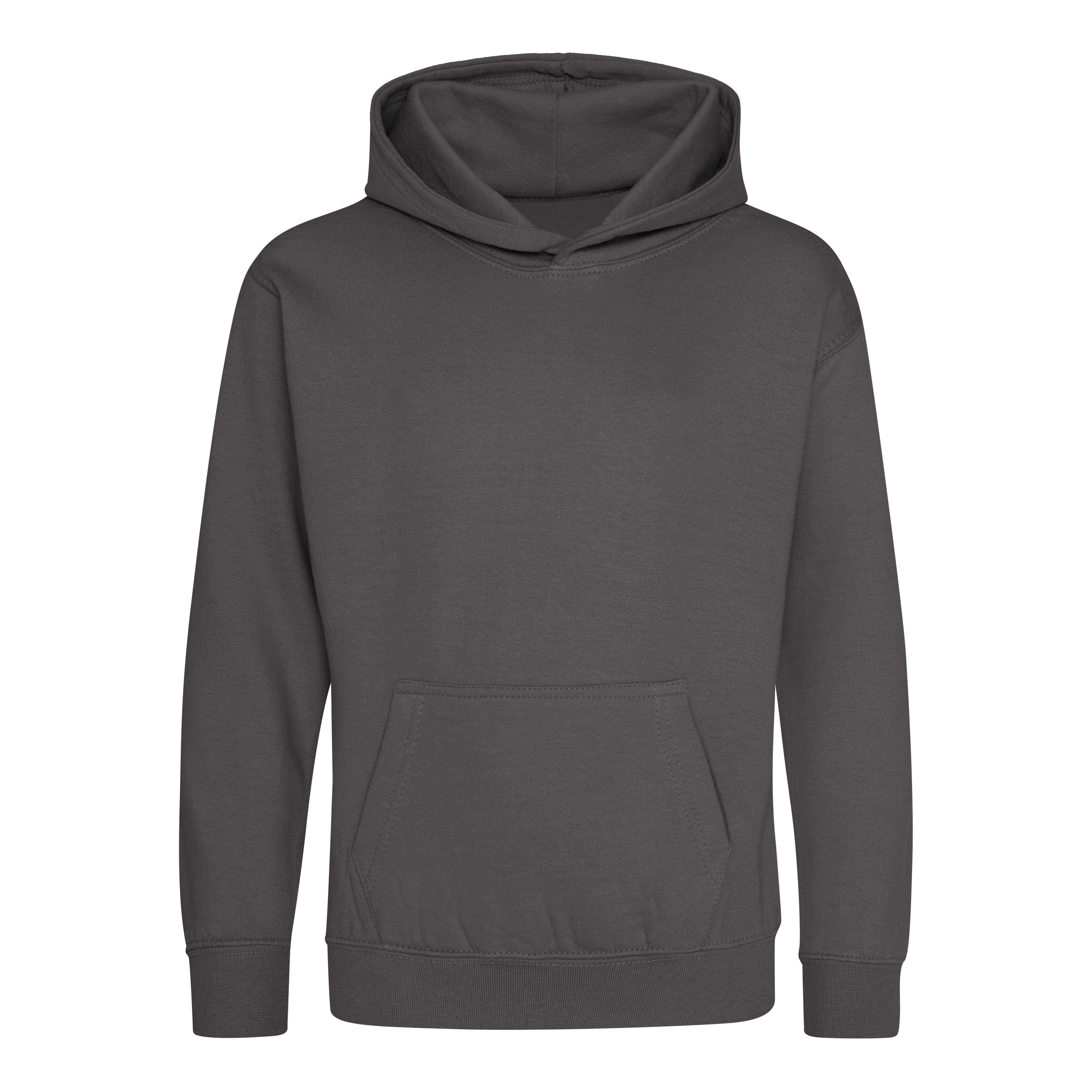 A4 Youth College Hoodie - CHARCOAL - front