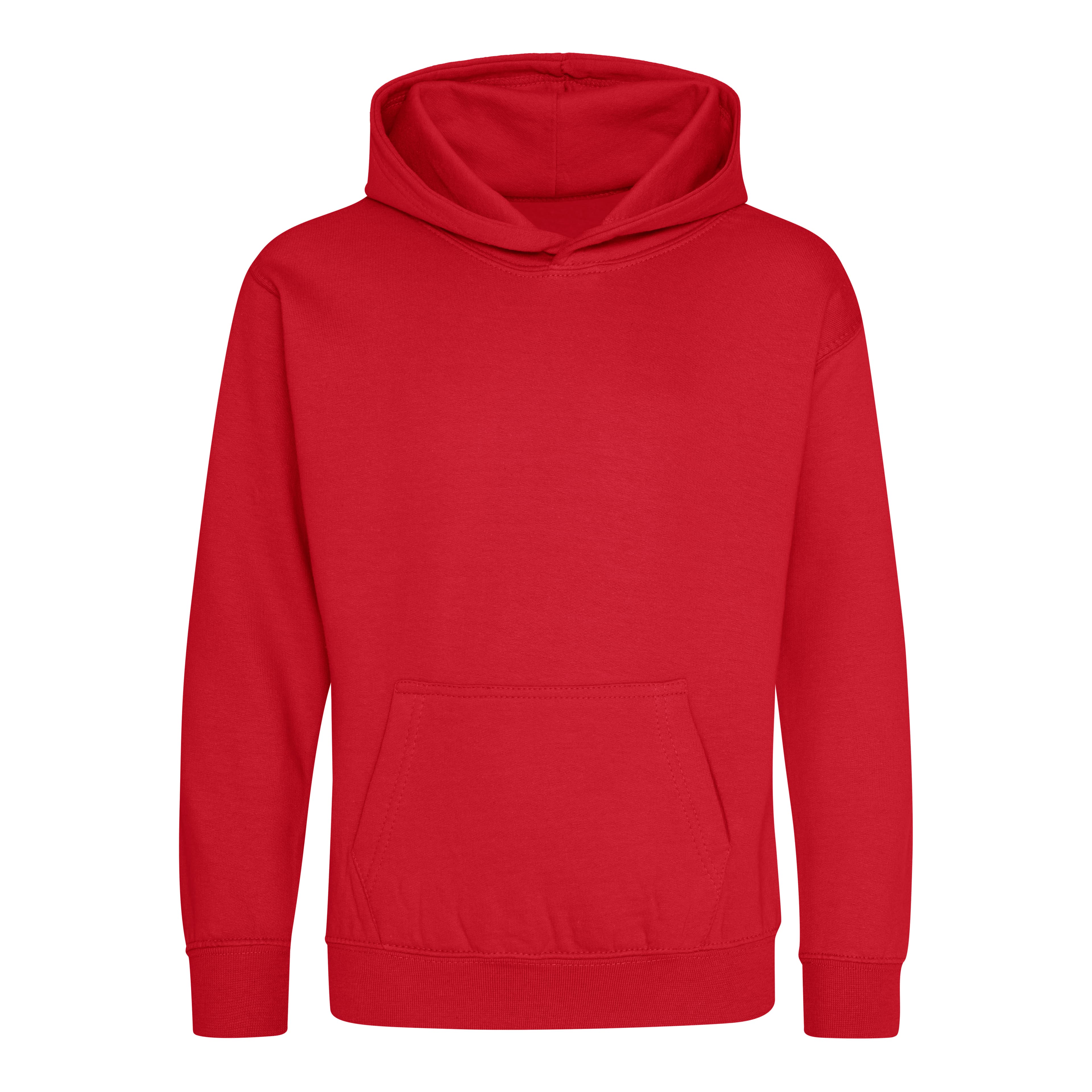A4 Youth College Hoodie - FIRE RED - front