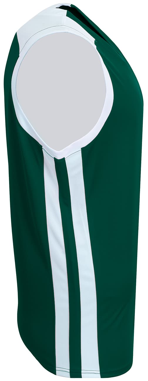 A4 Defender Basketball Jersey - FOREST/WHITE - side