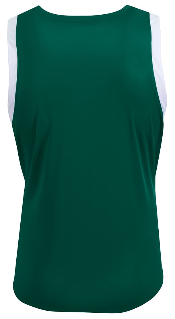 A4 Step Back Basketball Jersey - FOREST/WHITE - back