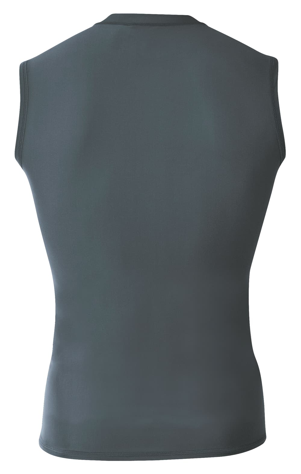 A4 Compression Muscle Tee - GRAPHITE - back