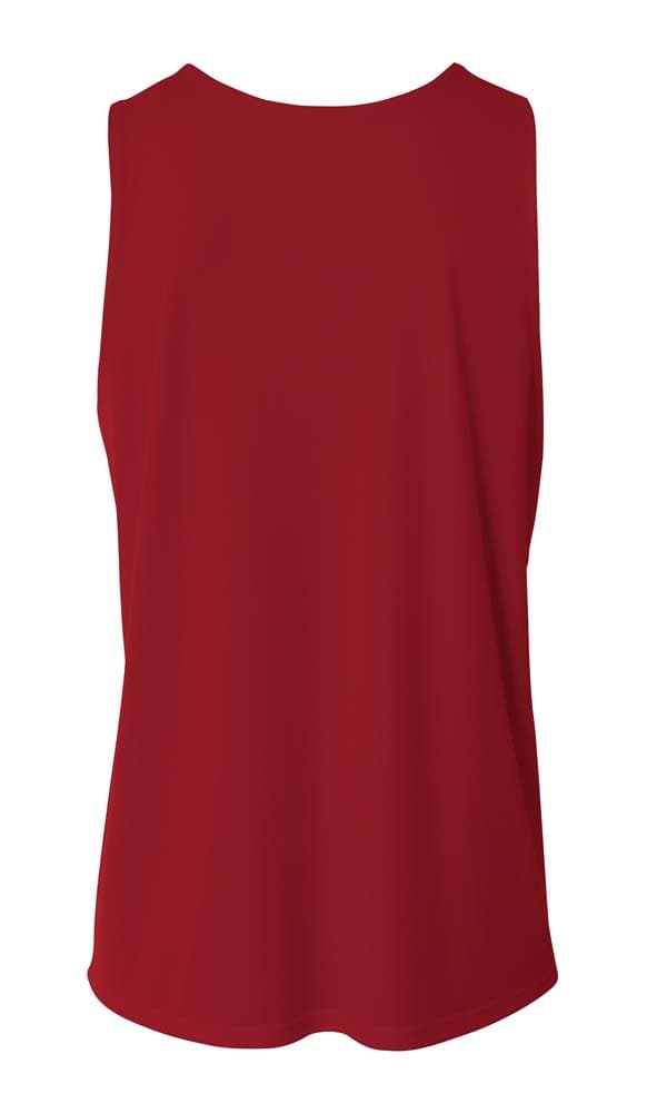 A4 Reversible Jump Jersey - CARDINAL/WHITE - back