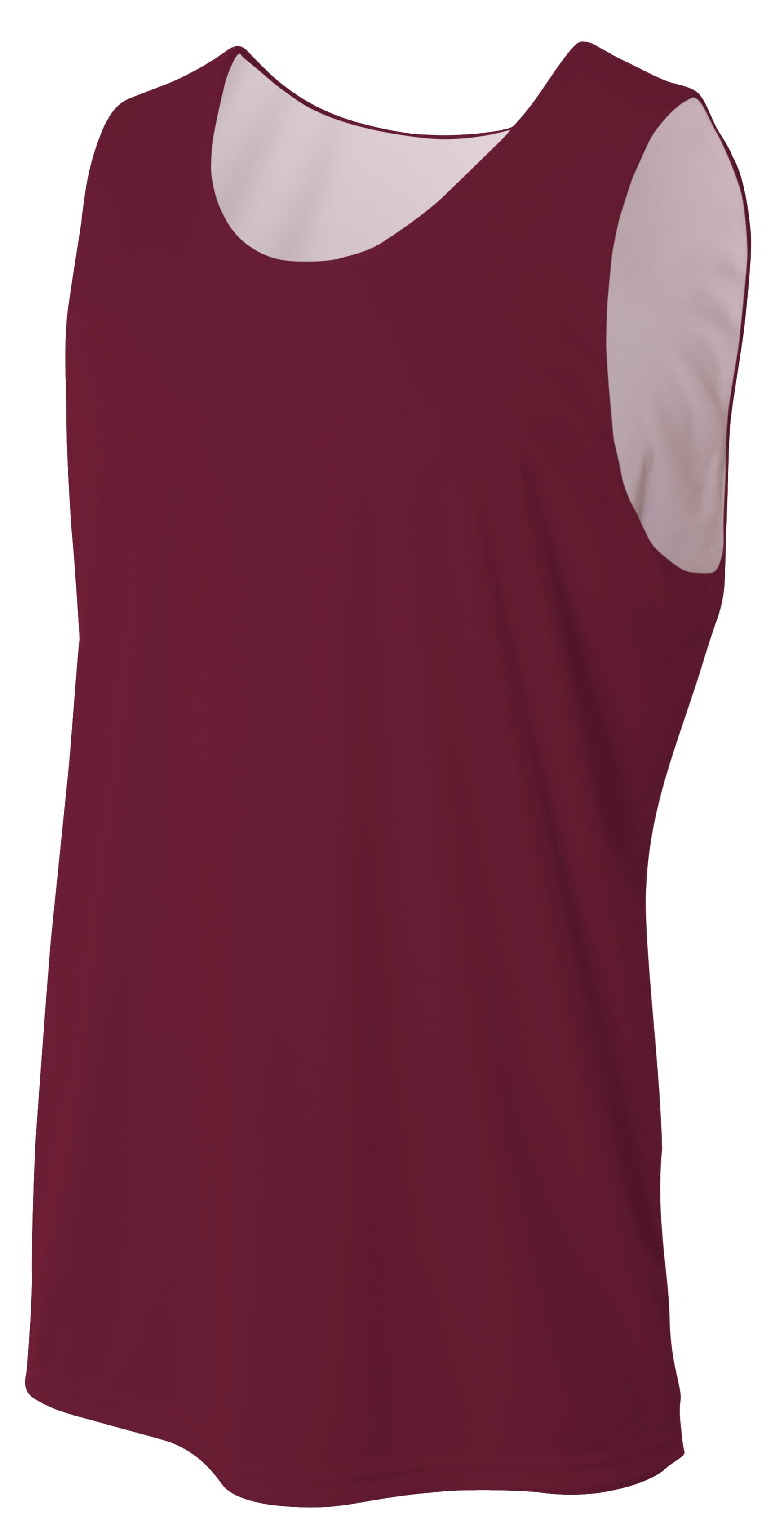 A4 Reversible Jump Jersey - MAROON WHITE - front