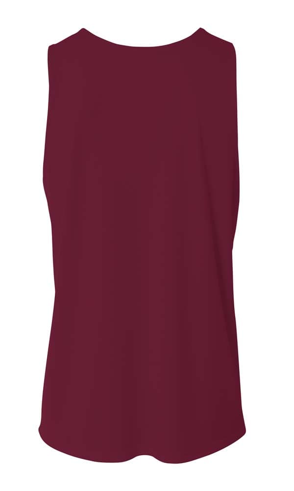 A4 Reversible Jump Jersey - MAROON WHITE - back