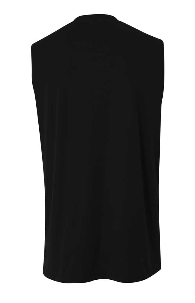 A4 Backcourt Jersey - BLACK/WHITE - back