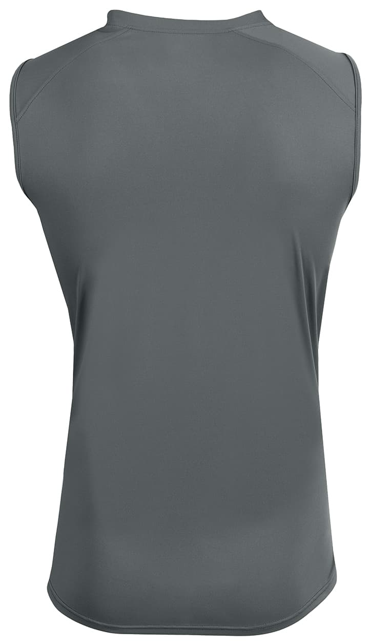 A4 AirFlex Muscle Tee - GRAPHITE - back