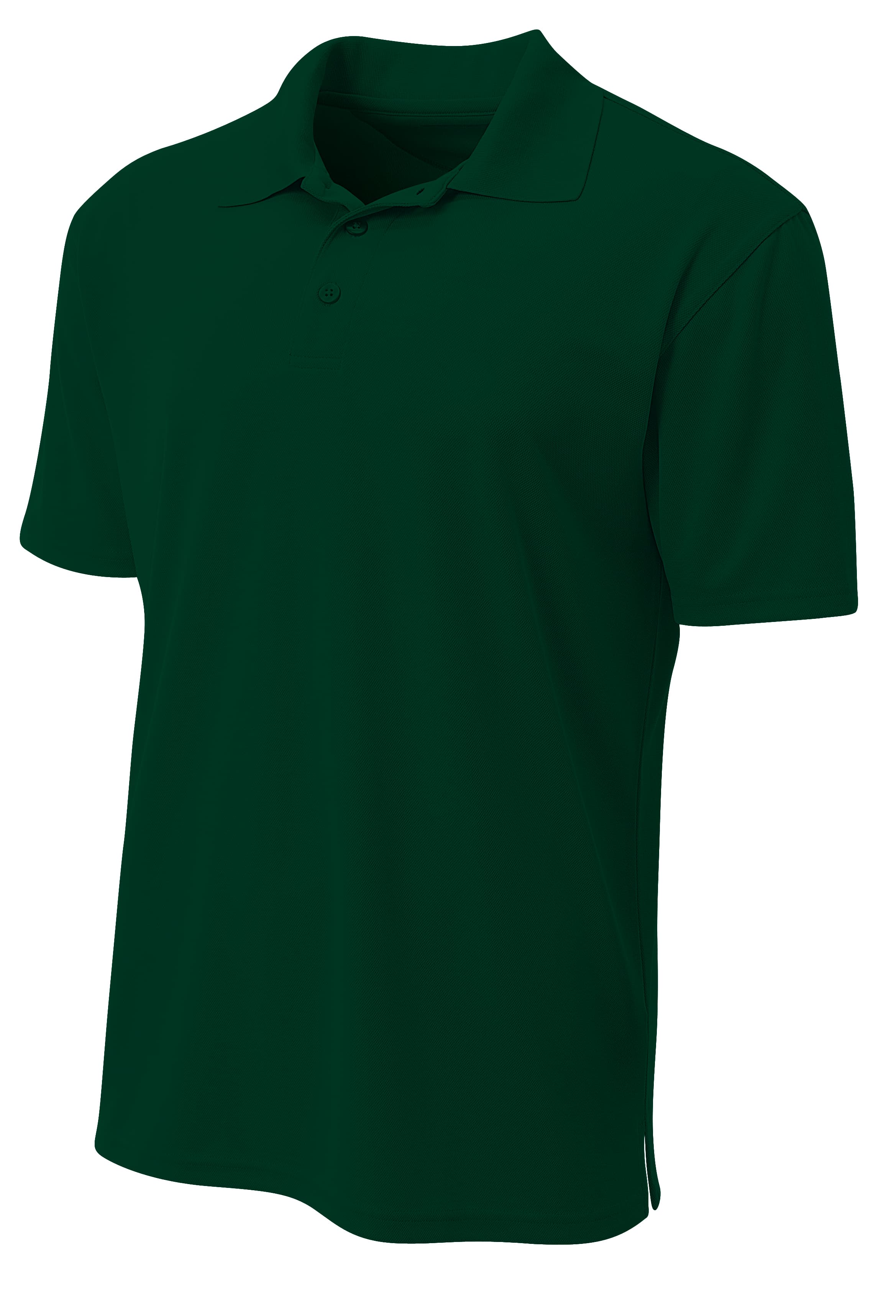 A4 Performance Pique Polo - FOREST - front