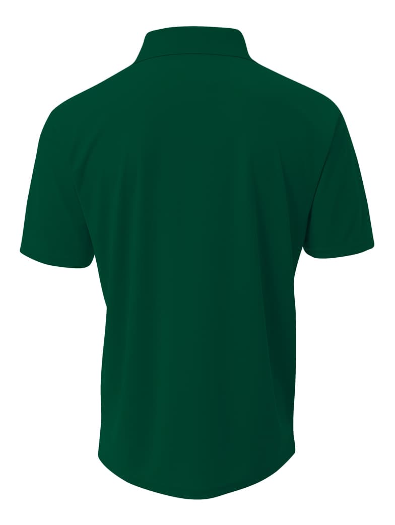 A4 Performance Pique Polo - FOREST - back