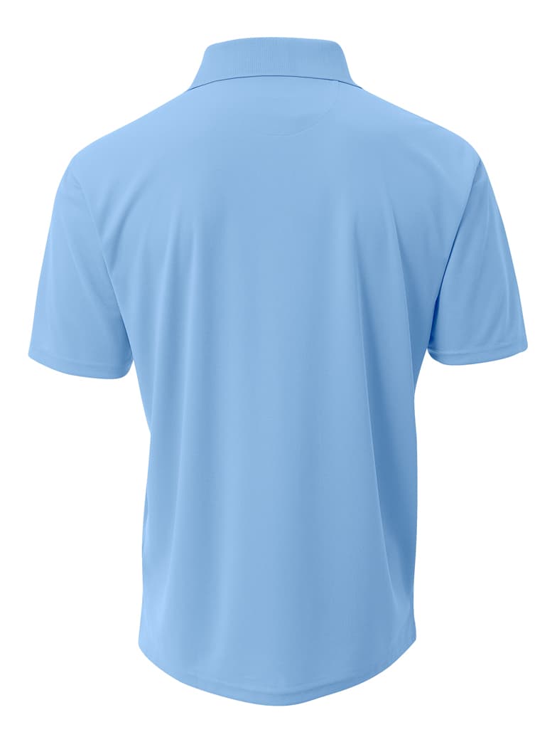 A4 Performance Pique Polo - LTBLUE - back