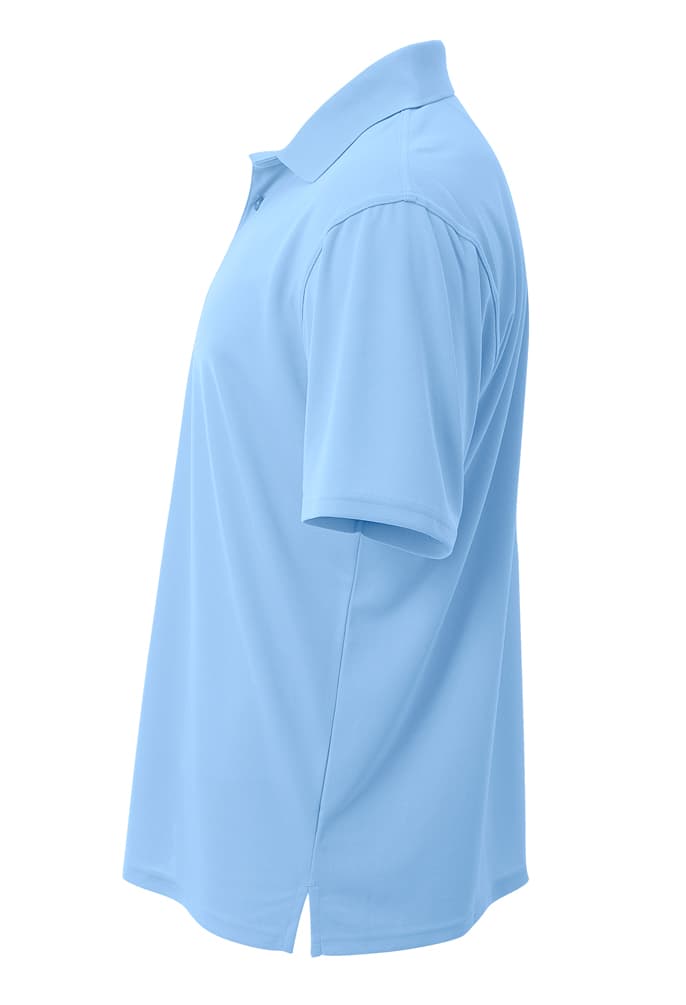 A4 Performance Pique Polo - LTBLUE - side