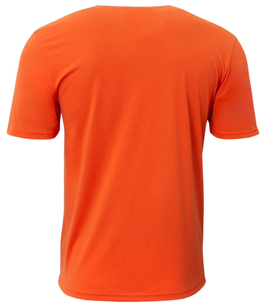 A4 Softek Short Sleeve Tee - ATHLETIC ORANGE - back