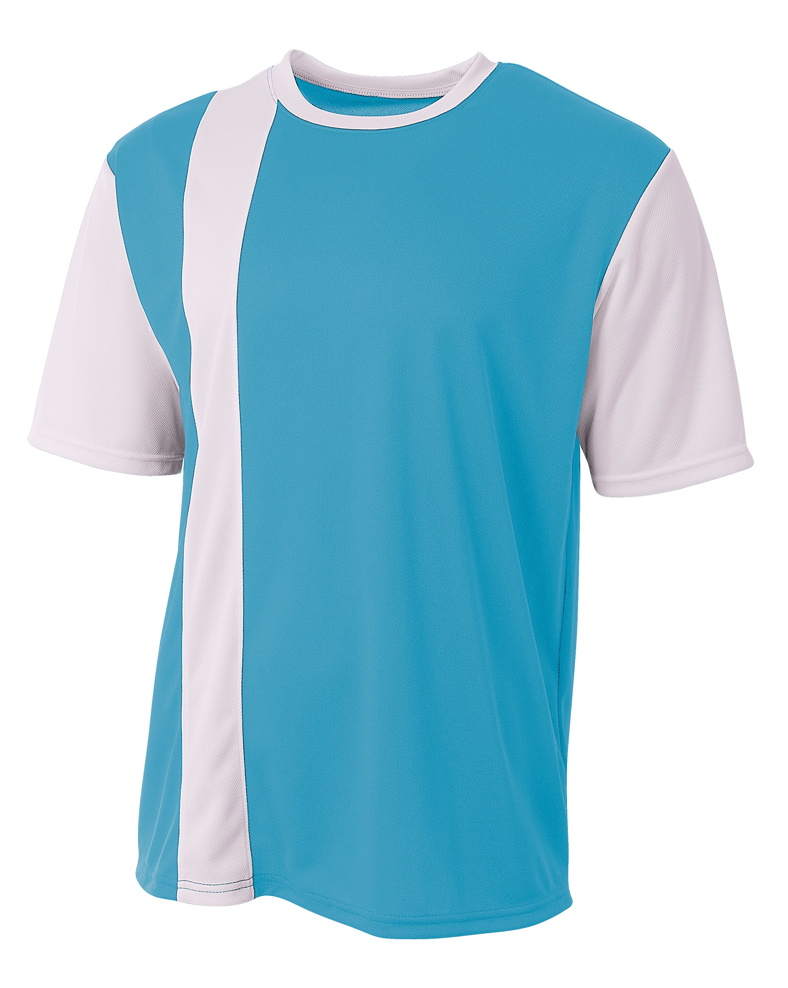 A4 Legend Soccer Jersey - ELECTRIC BLUE WHITE - front