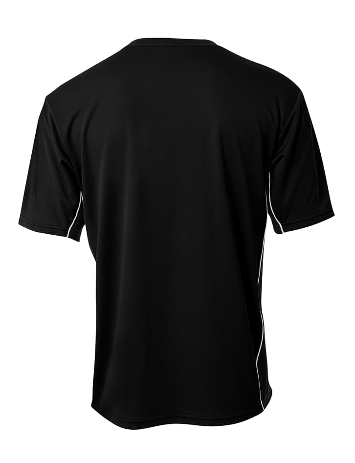 A4 Liga Soccer Jersey - BLACK - back