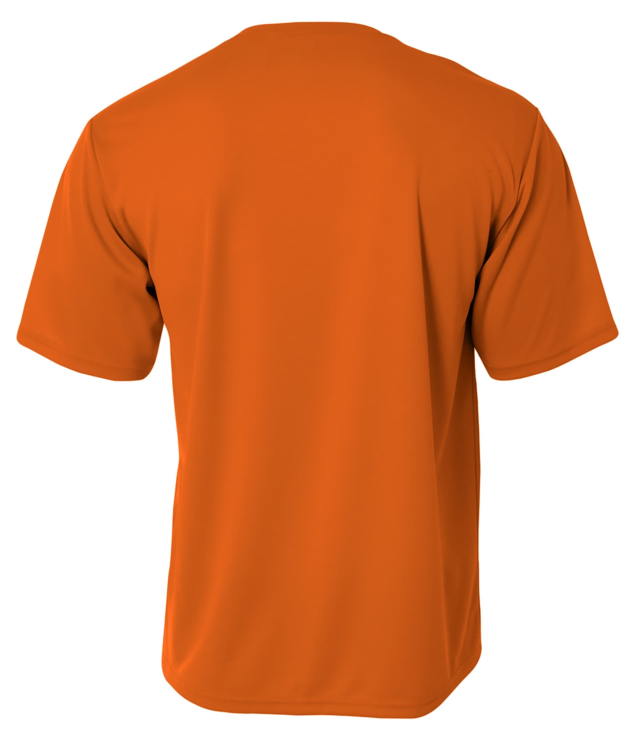 A4 Short Sleeve Birds-Eye Mesh Crew - ATHLETIC ORANGE - back