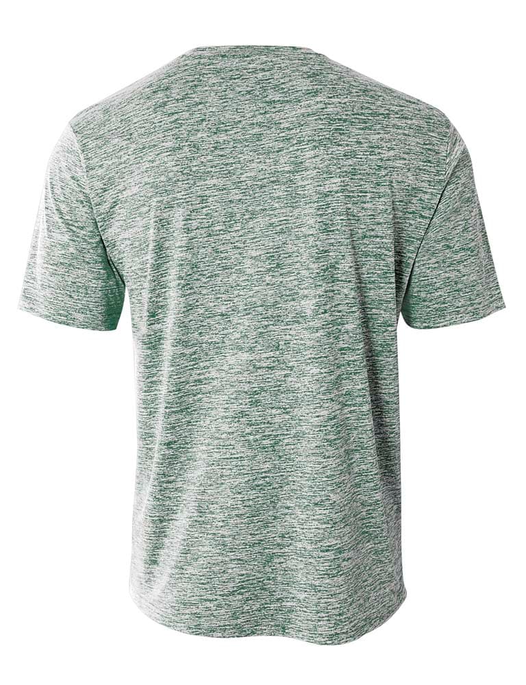 A4 Space Dye Tech Tee - FOREST - back
