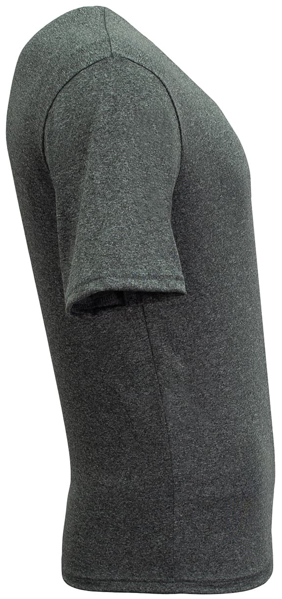 A4 Topflight Heather Tee - CHARCOAL - side