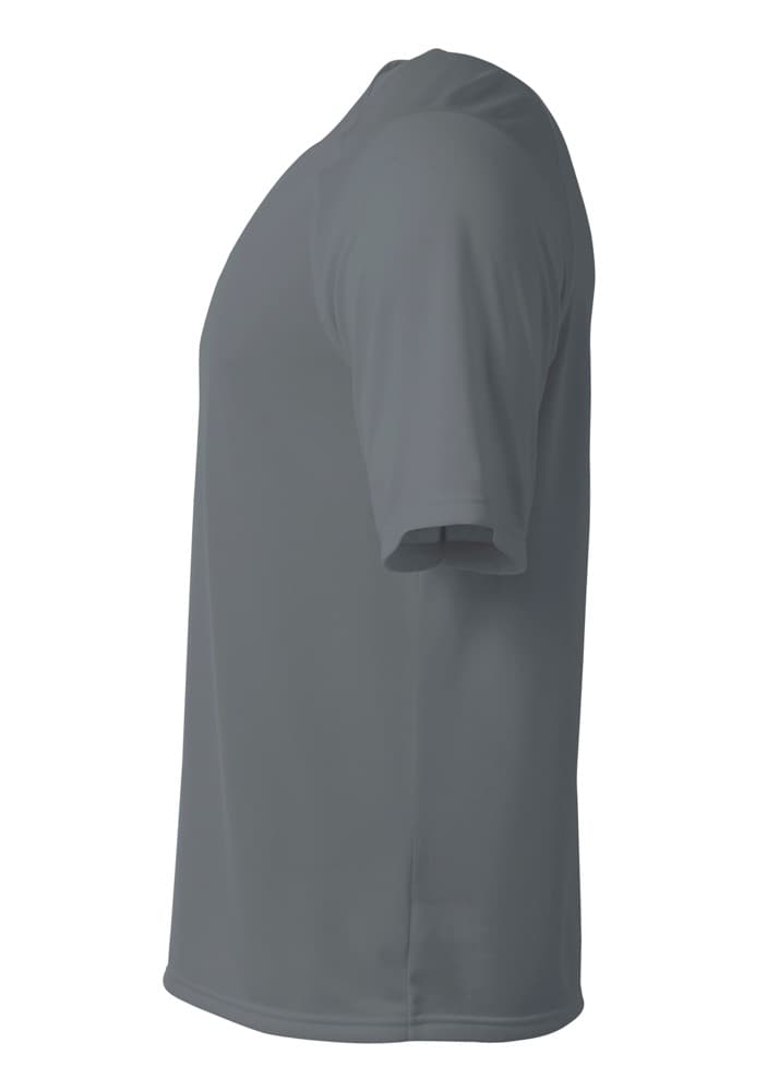 A4 SureColor Short Sleeve Cationic Tee - GRAPHITE - side