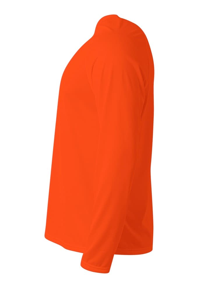 A4 SureColor Long Sleeve Cationic Tee - ATHLETIC ORANGE - side
