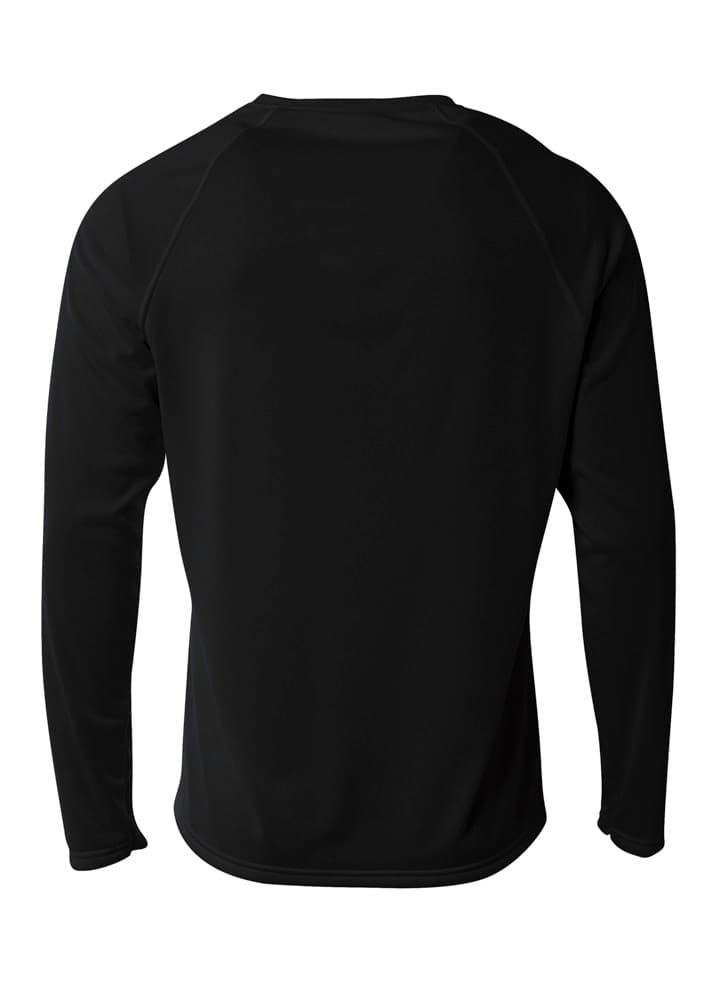 A4 SureColor Long Sleeve Cationic Tee - BLACK - back