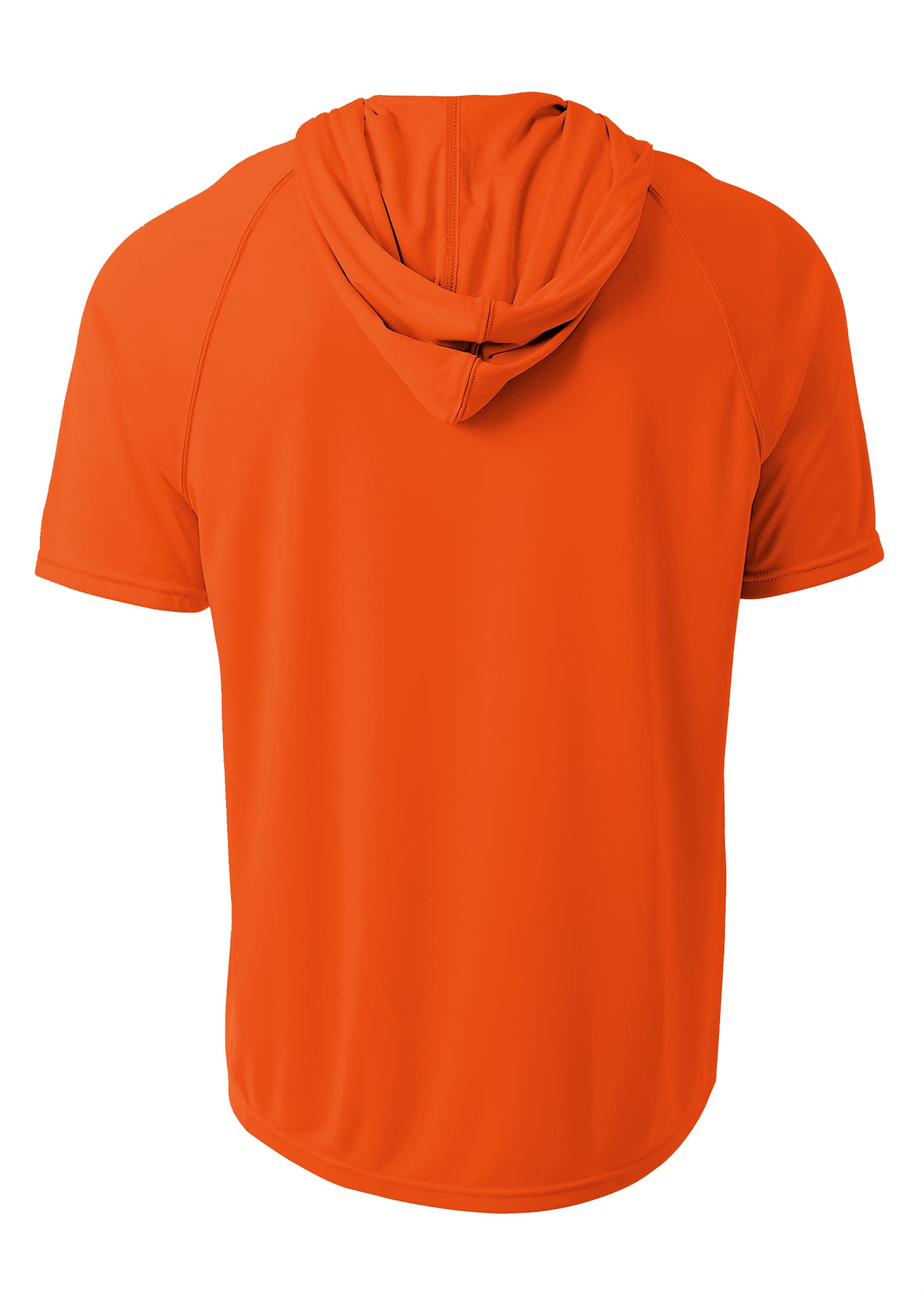 A4 Short Sleeve Hooded Tee - ATHLETIC ORANGE 2011 - back