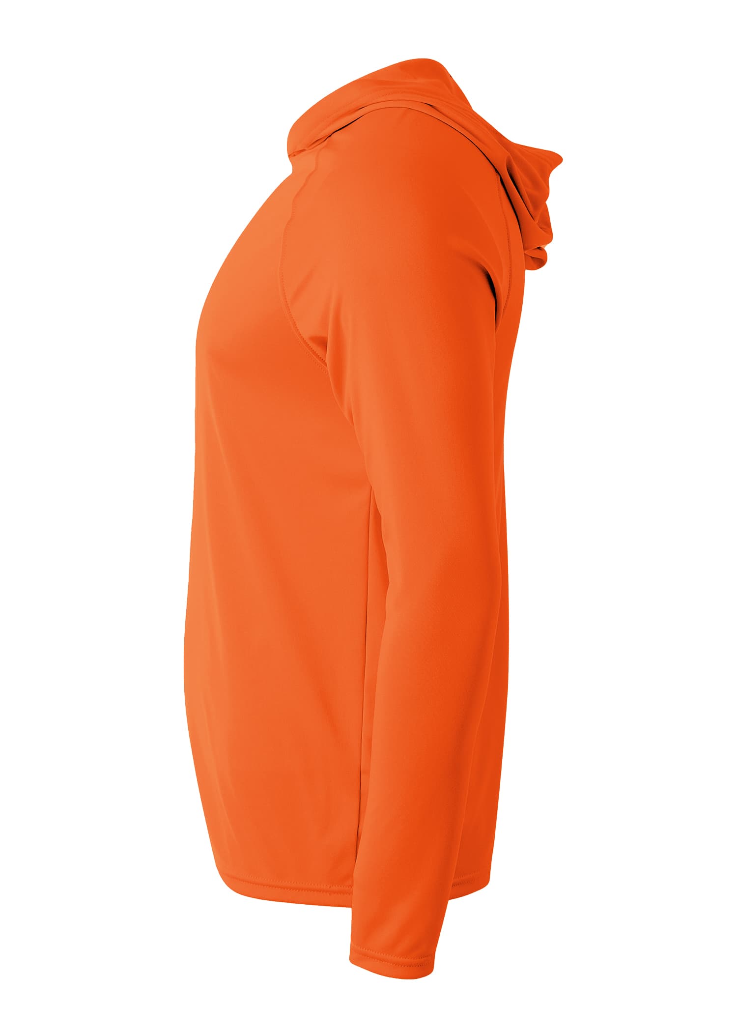 A4 Long Sleeve Hooded Tee - ATHLETIC ORANGE 2011 - side