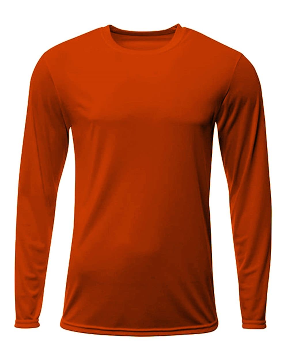 A4 Sprint Long Sleeve Tee - ATHLETIC ORANGE - front