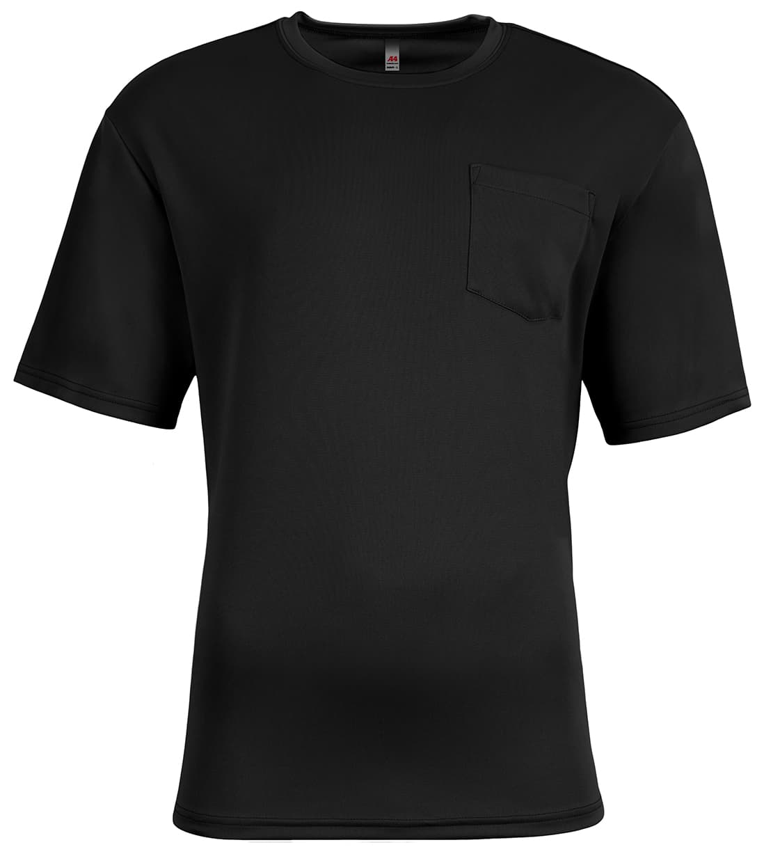 A4 Sprint Short Sleeve Pocket Tee - BLACK - front