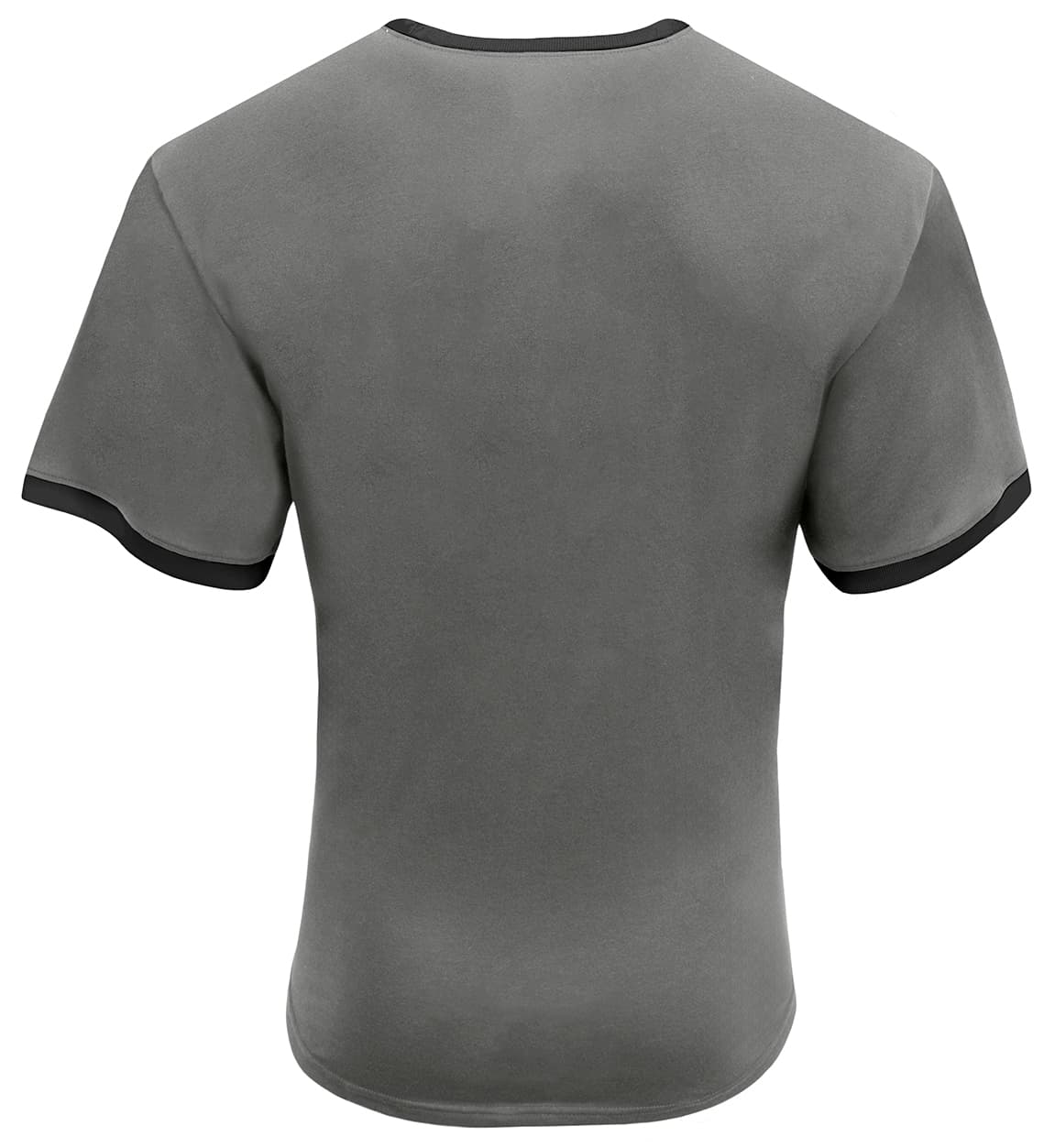 A4 Softek Ringer Tee - GRAPHITE/BLACK - back