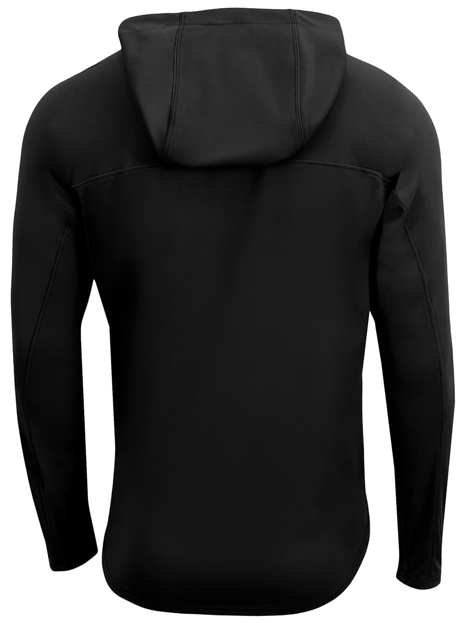 A4 AirFlex Long Sleeve Hooded Tee - BLACK - back
